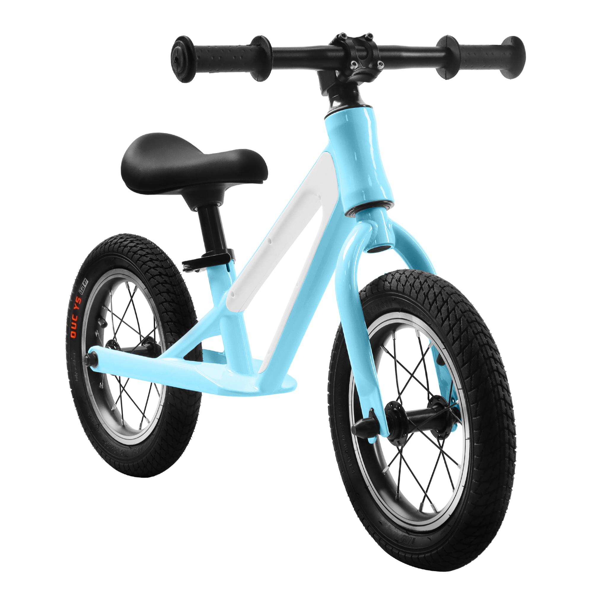 CIPACHO Balance Bike for Kids Ages 1-5 Years, Magnesium Alloy Frame Toddler Bike with 12" Rubber Foam Tires, Adjustable Seat, Blue