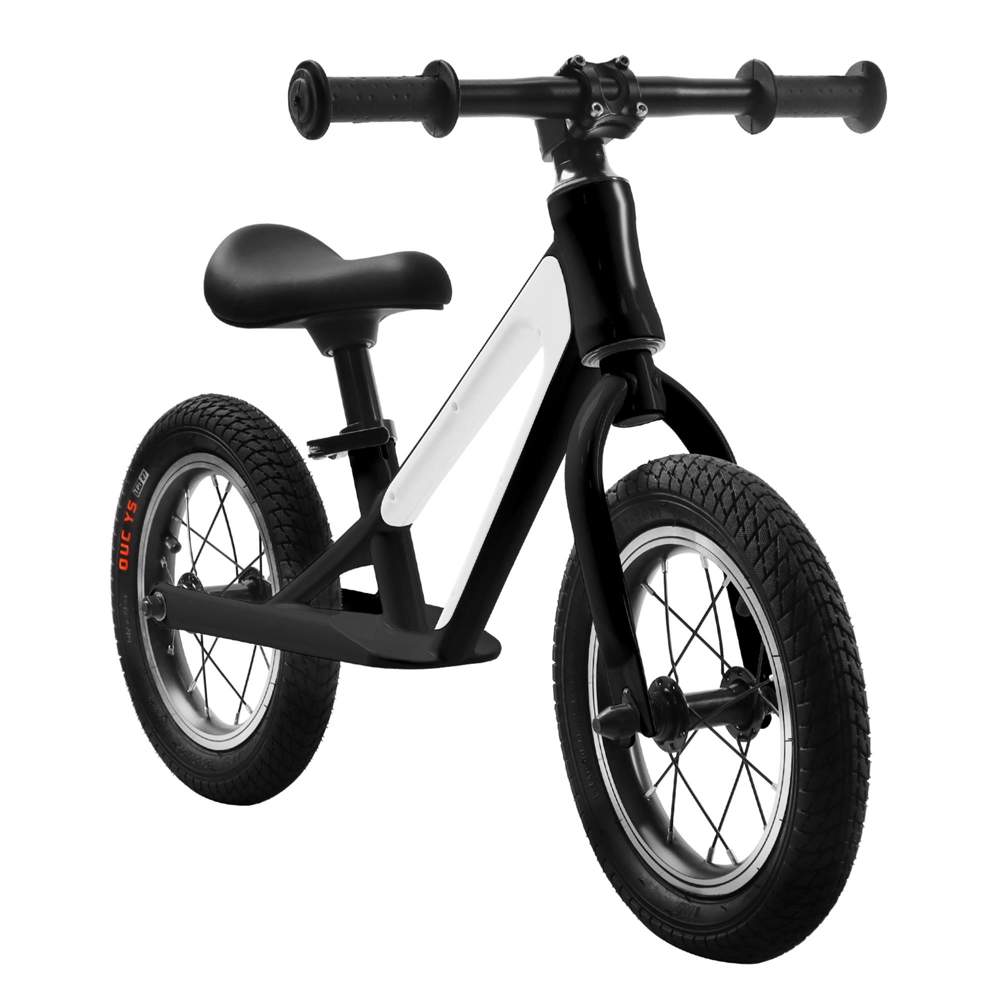 CIPACHO Balance Bike for Kids Ages 1-5 Years, Magnesium Alloy Frame Toddler Bike with 12" Rubber Foam Tires, Adjustable Seat, White