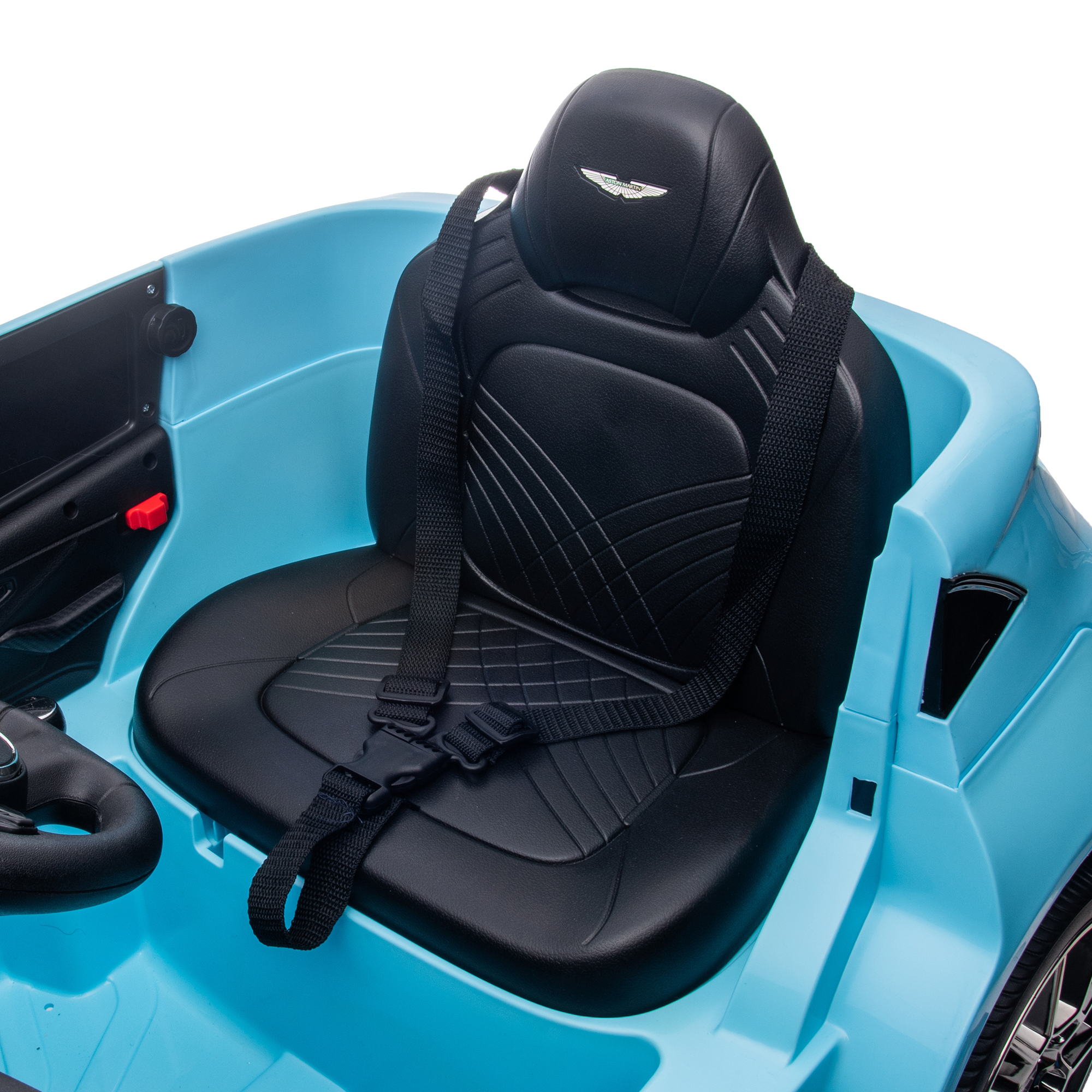 CIPACHO 12V Licensed Aston Martin Dual-Drive Electric Kid Ride On Car with Parental Remote Control, Battery Powered Kids Ride-on Car, 4 Wheels Children vehicle Toys, Blue