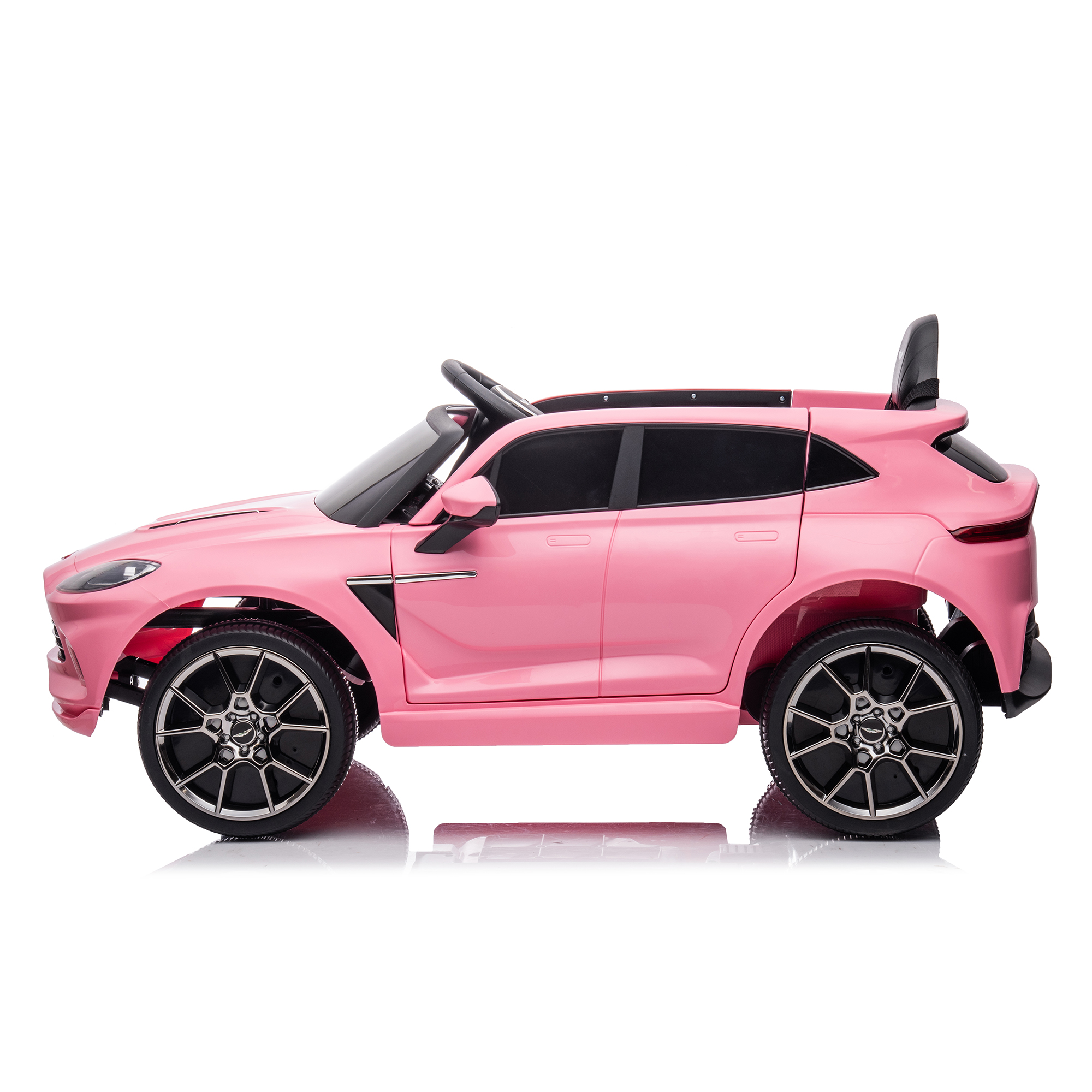 CIPACHO 12V Electric Car for Kids, Licensed Aston Martin Toddler Electric Vehicle, Children Ride On Toy with Parental Remote Control, Double Drive for Ages 3-8, Pink