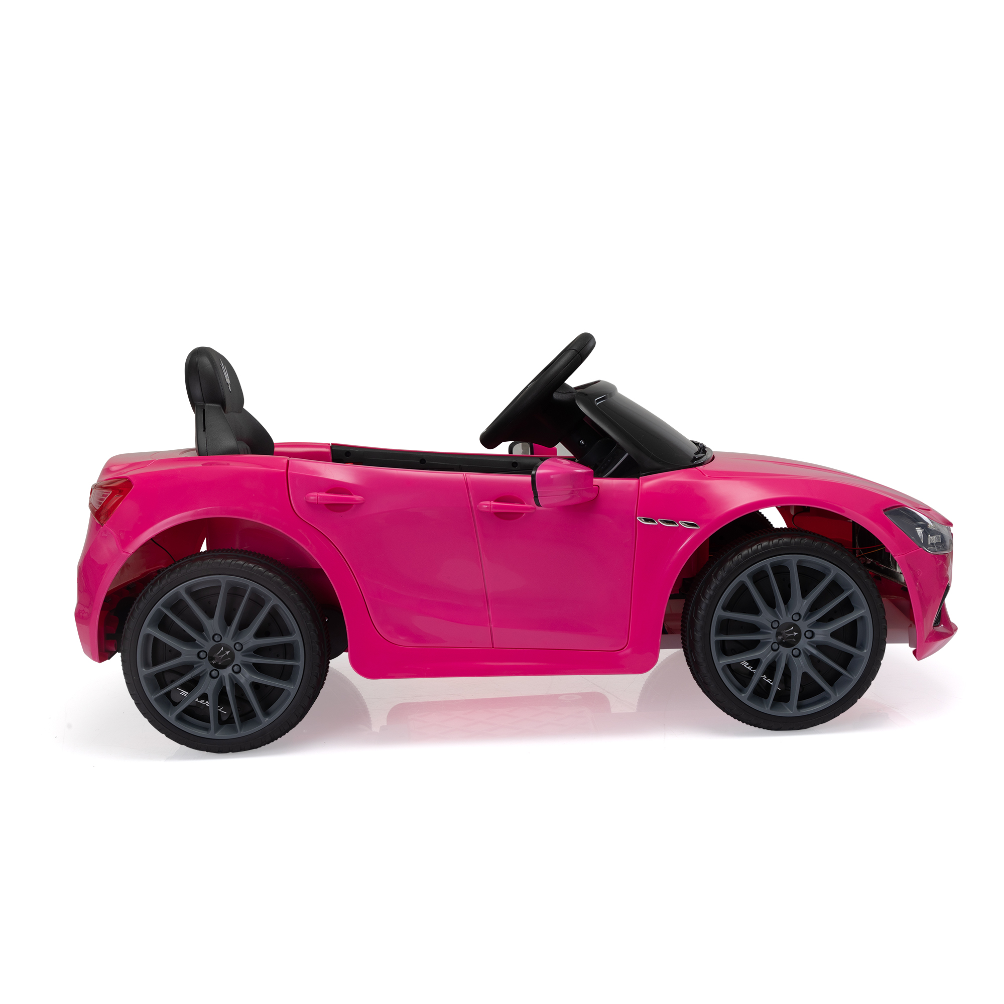 CIPACHO 12V Maserati Ghibli Licensed Kids Ride On Car with Remote Control, Music and Lights, Pink