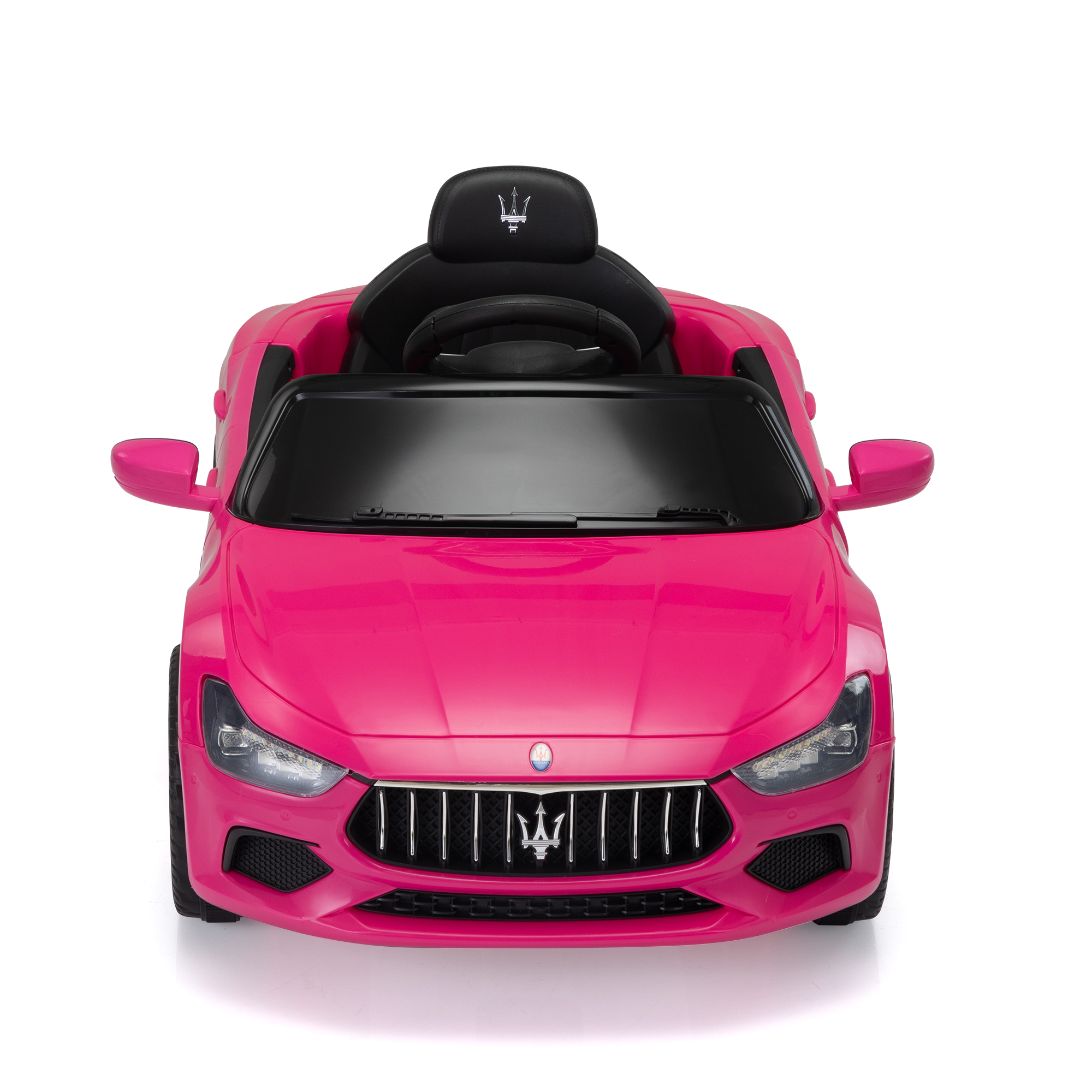 CIPACHO 12V Maserati Ghibli Licensed Kids Ride On Car with Remote Control, Music and Lights, Pink