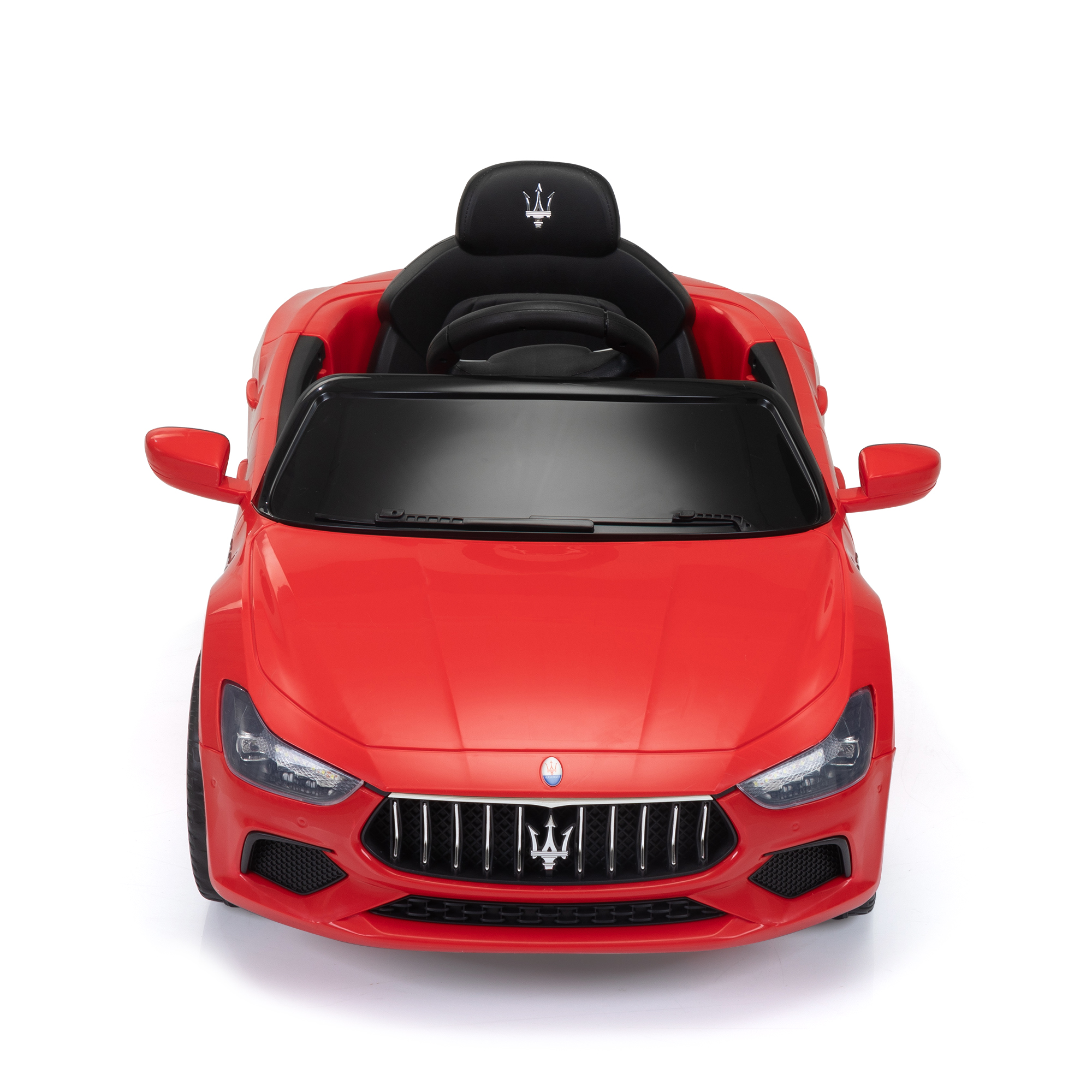 CIPACHO 12V Maserati Ghibli Licensed Kids Ride On Car with Remote Control, Music and Lights, Red