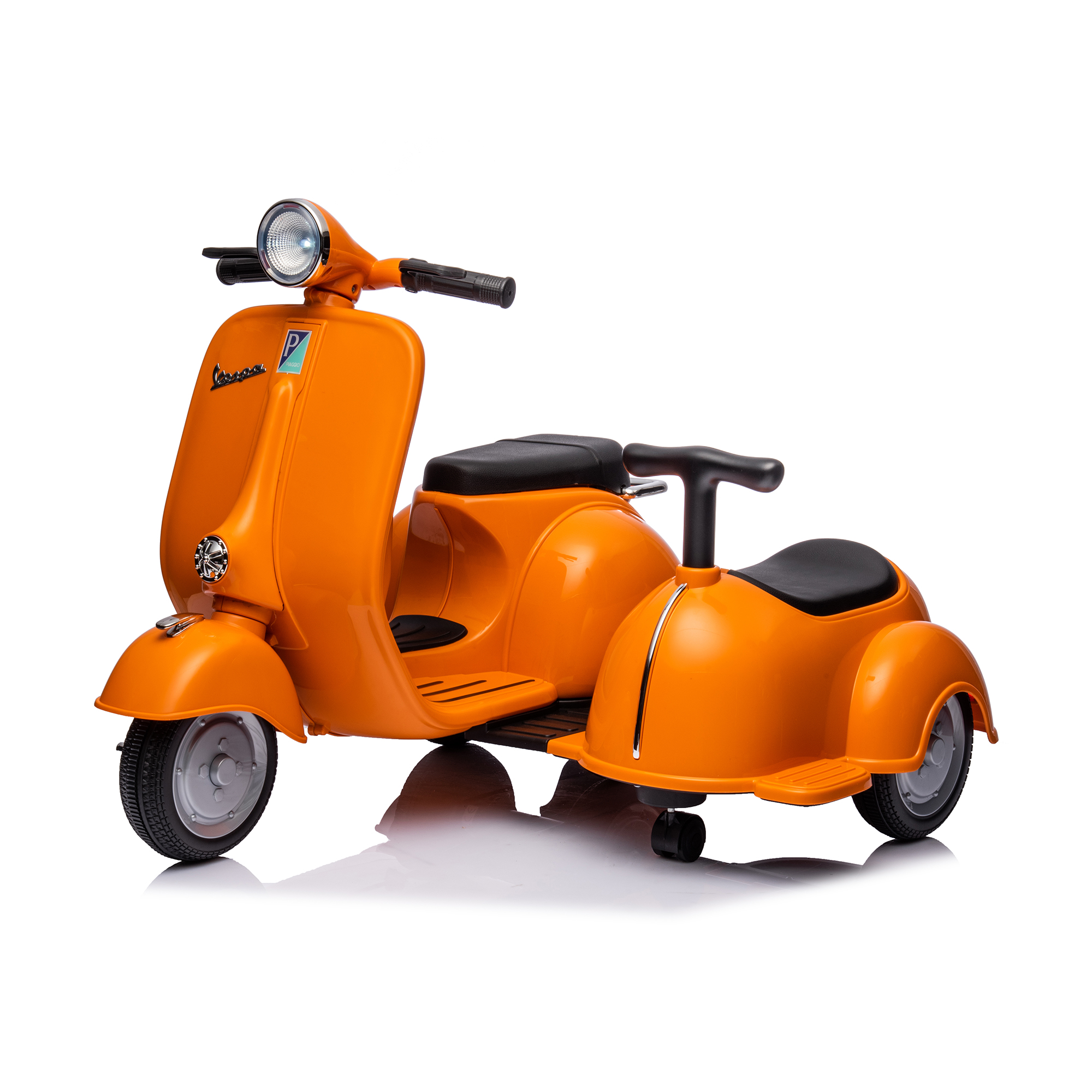 CIPACHO 6V Kids Ride On Motorcycle Toy, 3-Wheel Battery Powered Motorbike for Kids Aged 3+ Years with Music, Electric Kids Car for Boys Girls, Orange