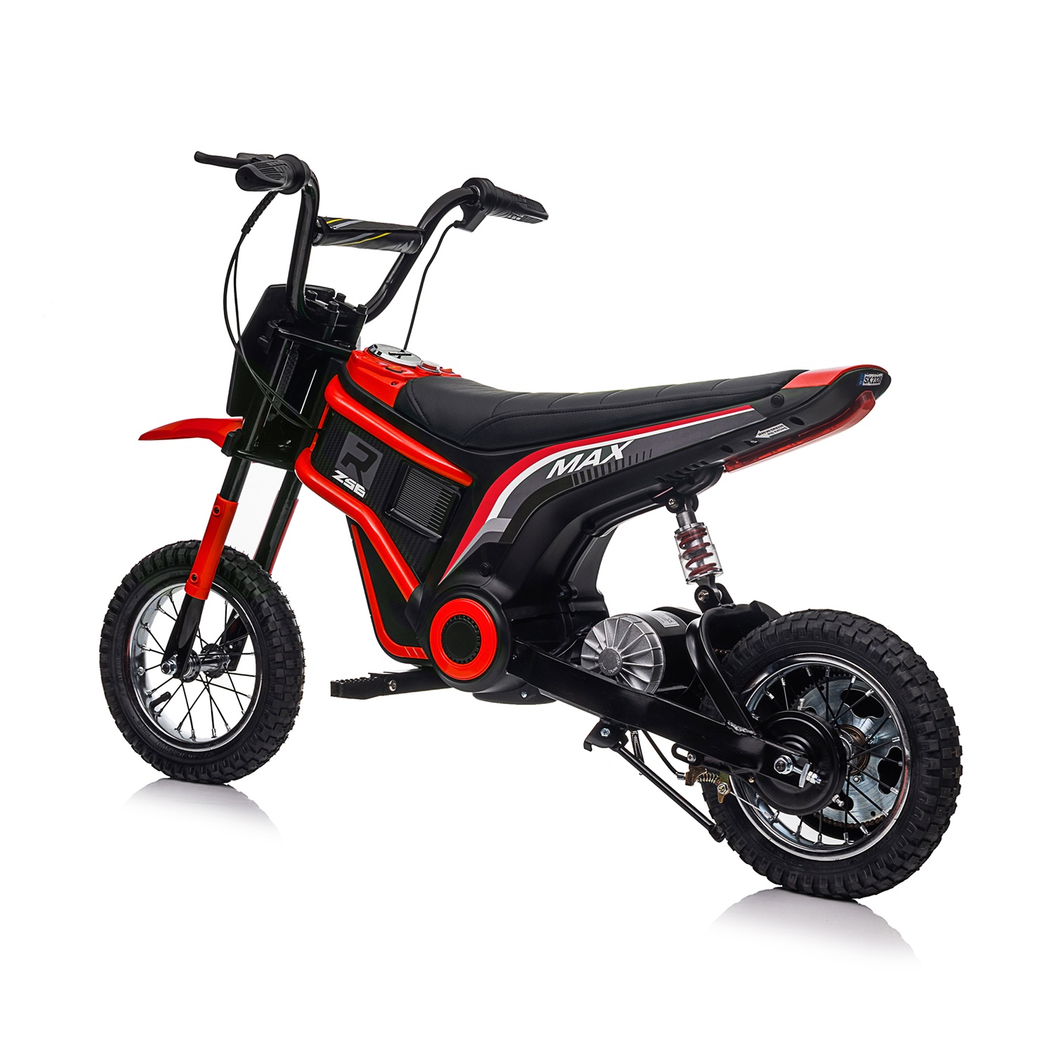 CIPACHO 24V Kids Ride On Toy Dirt Bike-XXL Large, Electric Motorcycle for 8-12, Speeds up to 14.29mph, Authentic Motocross Bike Geometry, Red