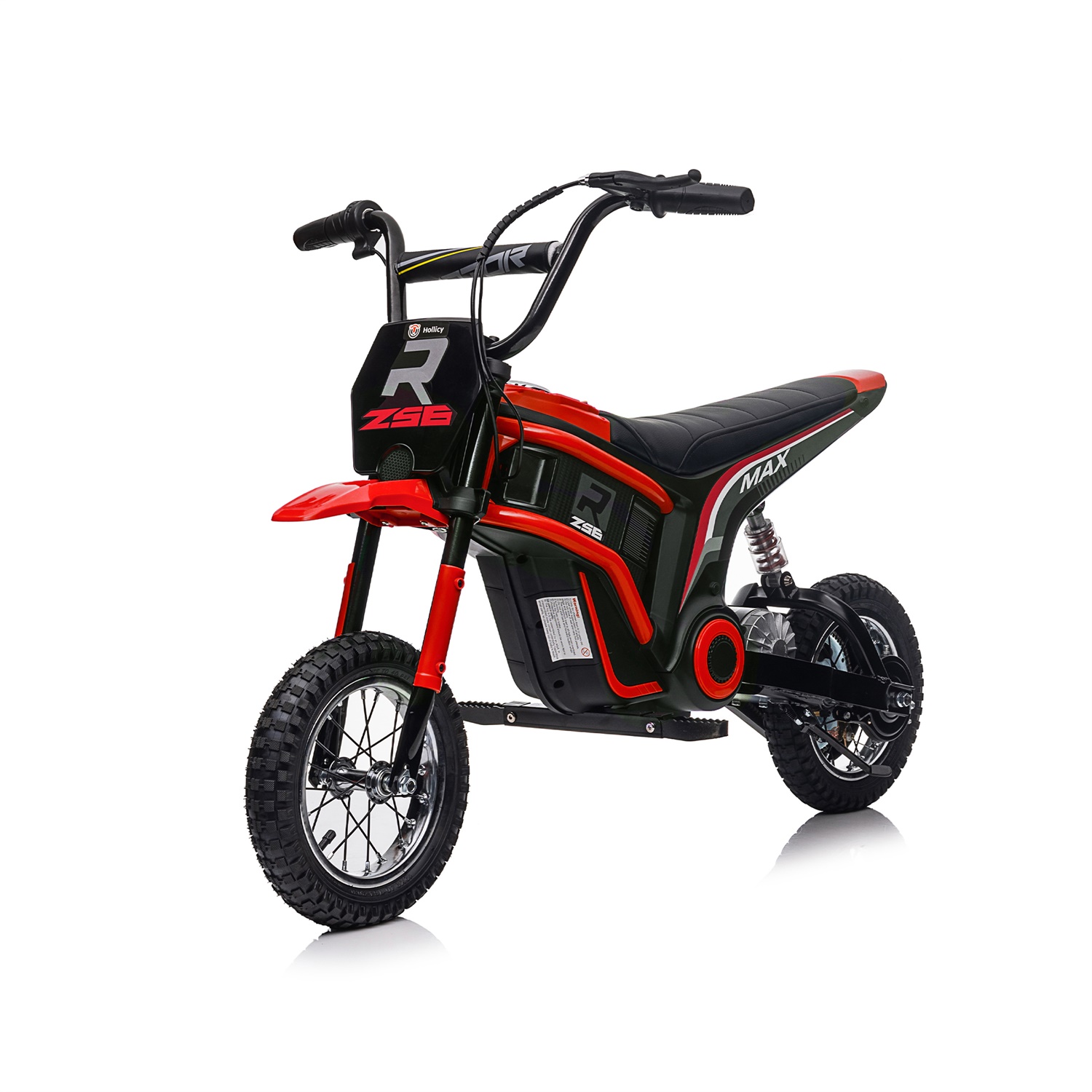 CIPACHO 24V Kids Ride On Toy Dirt Bike-XXL Large, Electric Motorcycle for 8-12, Speeds up to 14.29mph, Authentic Motocross Bike Geometry, Red