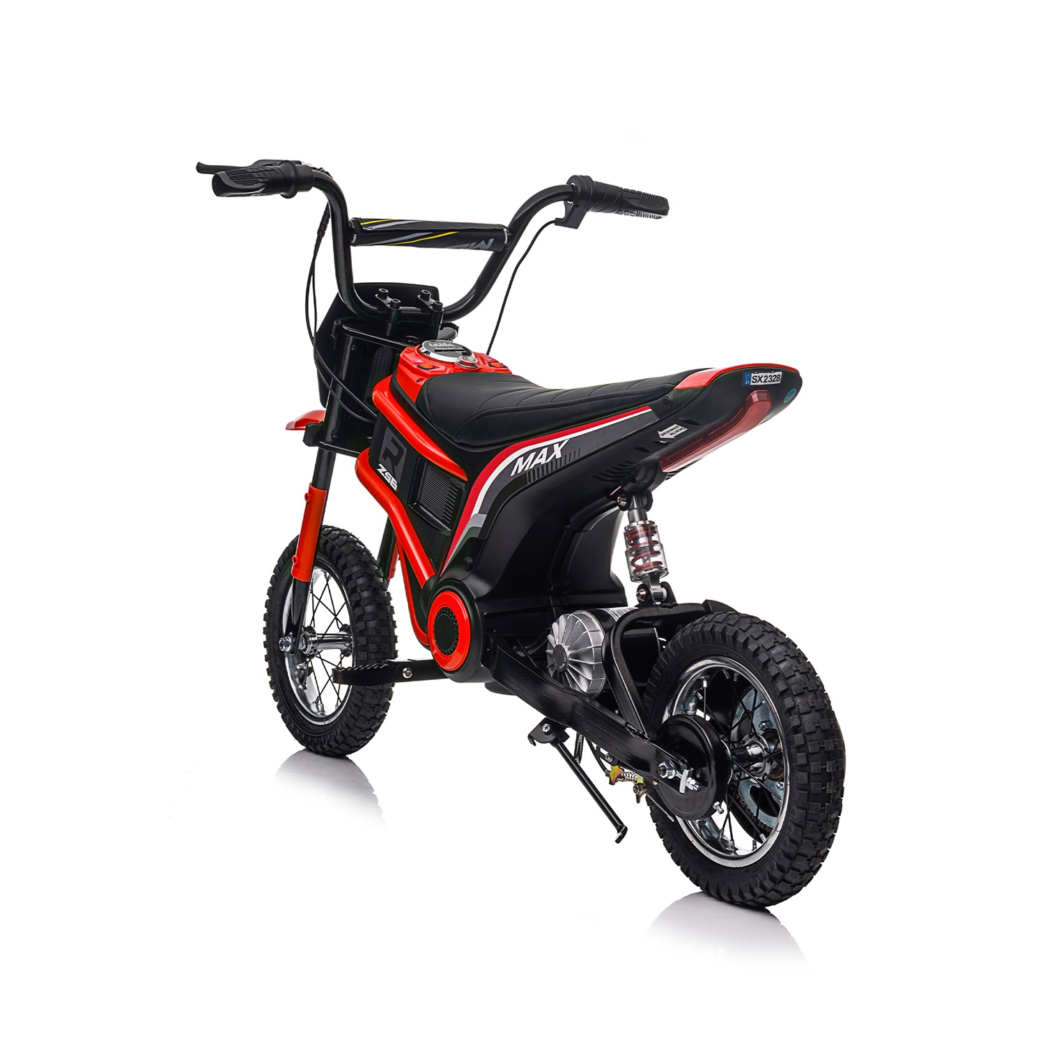 CIPACHO 24V Kids Ride On Toy Dirt Bike-XXL Large, Electric Motorcycle for 8-12, Speeds up to 14.29mph, Authentic Motocross Bike Geometry, Red