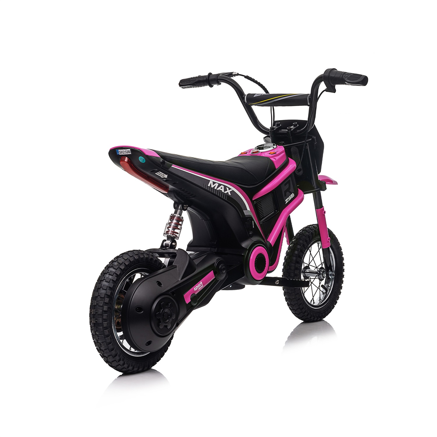 CIPACHO 24V Electric Kids Motorcycle Ride On Toy Dirt Bike-XXL Large, Motocross for Kids 8-12, Pink