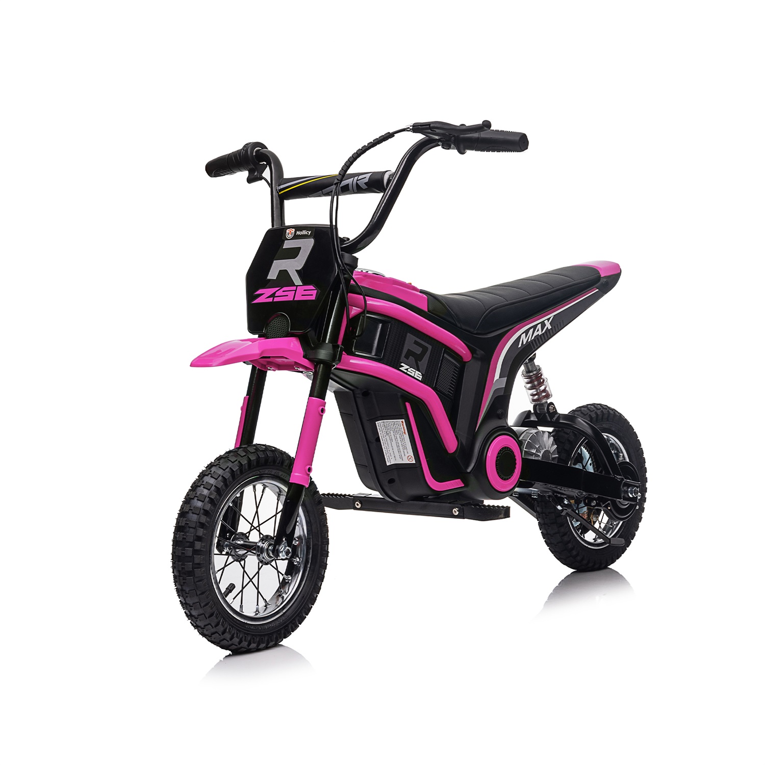 CIPACHO 24V Electric Kids Motorcycle Ride On Toy Dirt Bike-XXL Large, Motocross for Kids 8-12, Pink