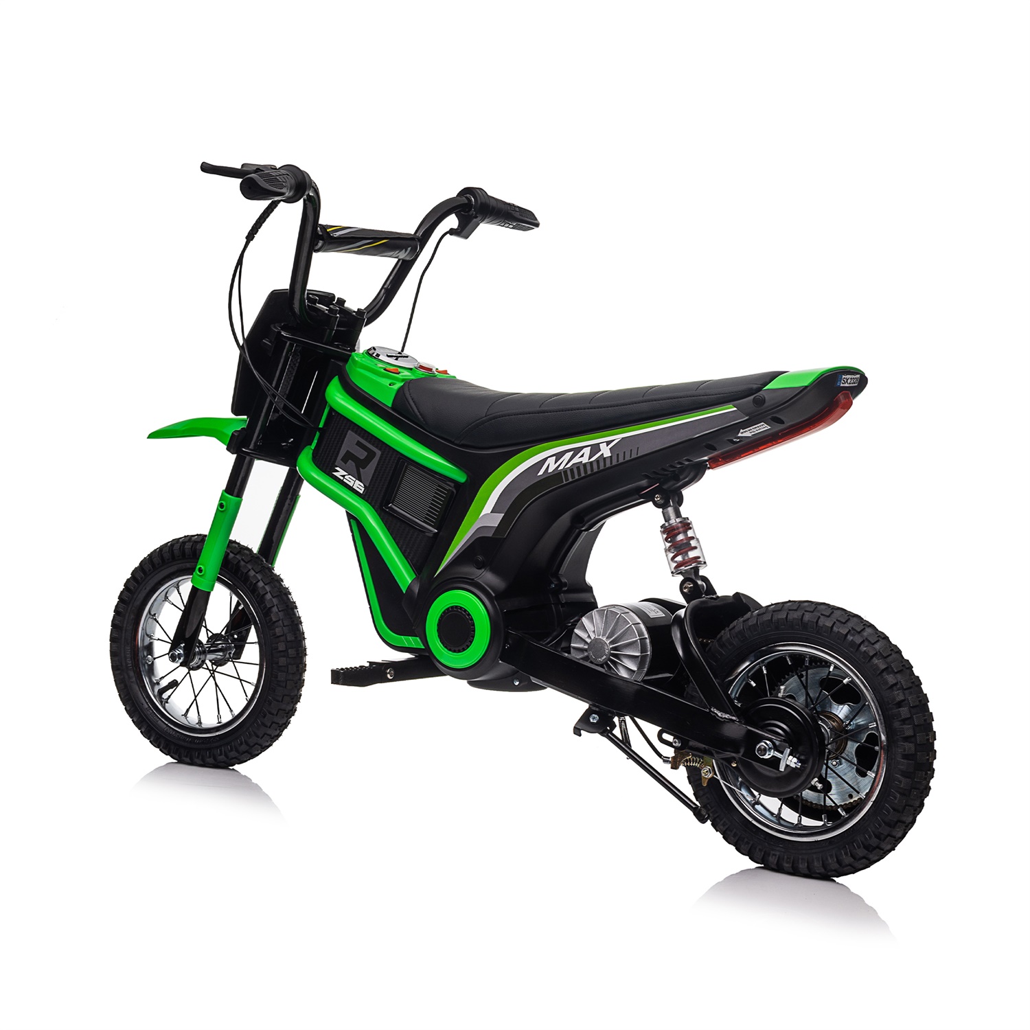 CIPACHO 24V Kids Ride On Toy Dirt Bike-XXL Large, Electric Motorcycle for 8-12, Speeds up to 14.29mph, Authentic Motocross Bike Geometry, Green