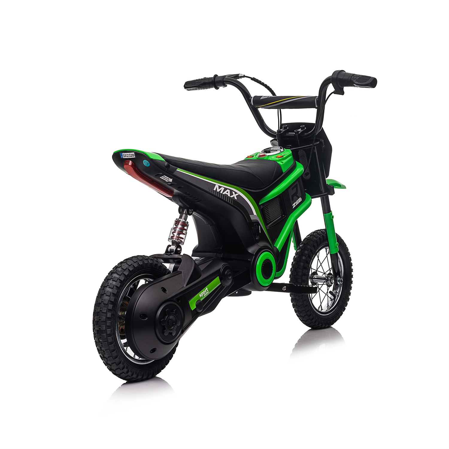 CIPACHO 24V Electric Kids Motorcycle Ride On Toy Dirt Bike-XXL Large, Motocross for Kids 8-12, Green