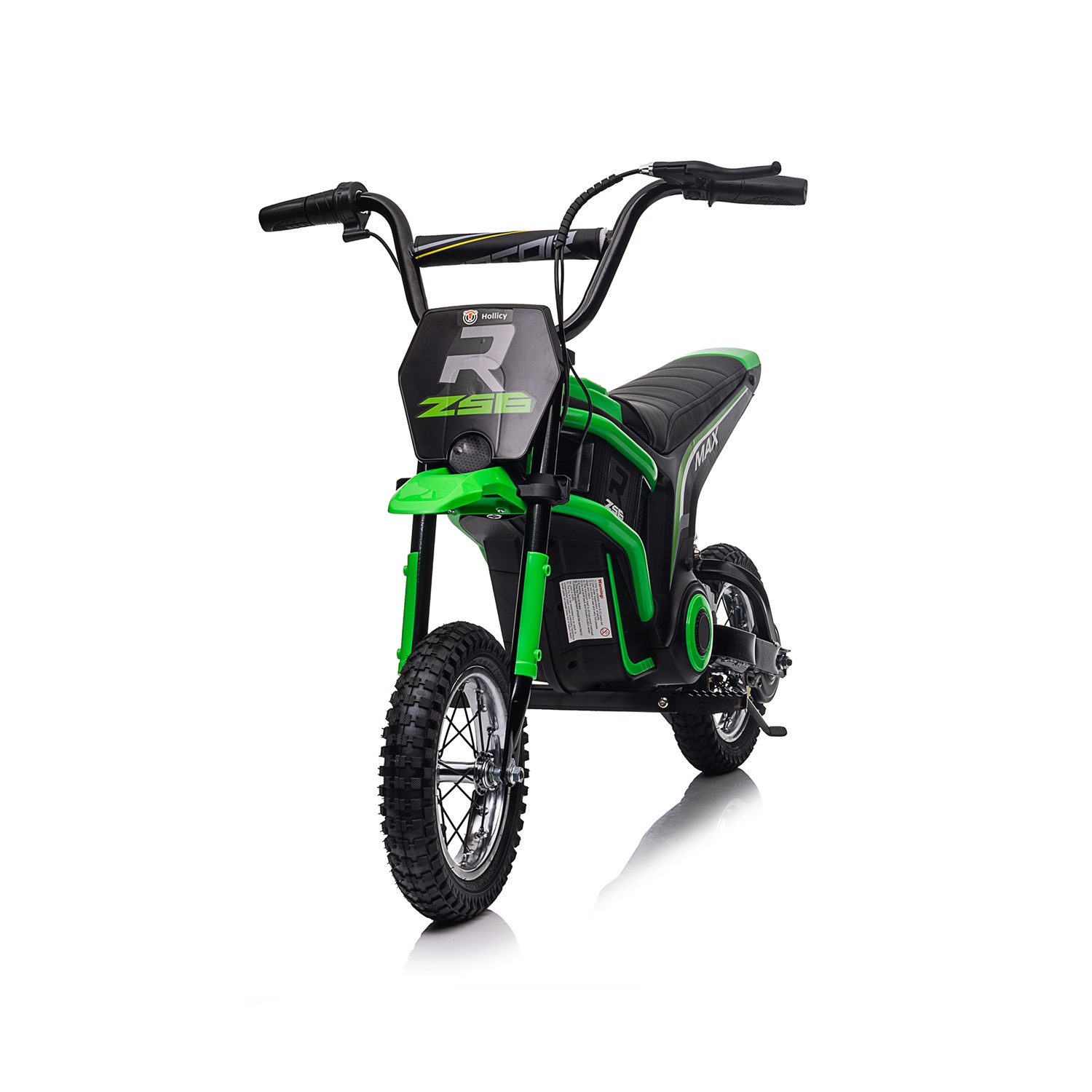 CIPACHO 24V Kids Ride On Toy Dirt Bike-XXL Large, Electric Motorcycle for 8-12, Speeds up to 14.29mph, Authentic Motocross Bike Geometry, Green