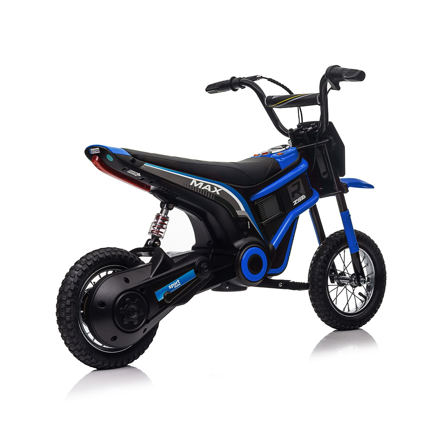 CIPACHO 24V Kids Ride On Toy Dirt Bike-XXL Large, Electric Motorcycle for 8-12, Speeds up to 14.29mph, Authentic Motocross Bike Geometry, Blue