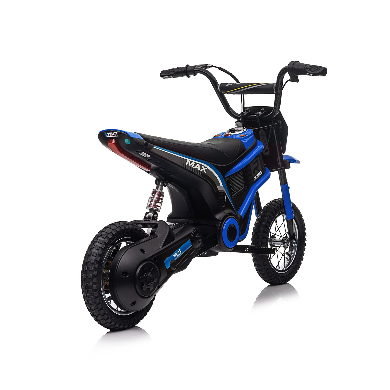 CIPACHO 24V Electric Kids Motorcycle Ride On Toy Dirt Bike-XXL Large, Motocross for Kids 8-12, Blue