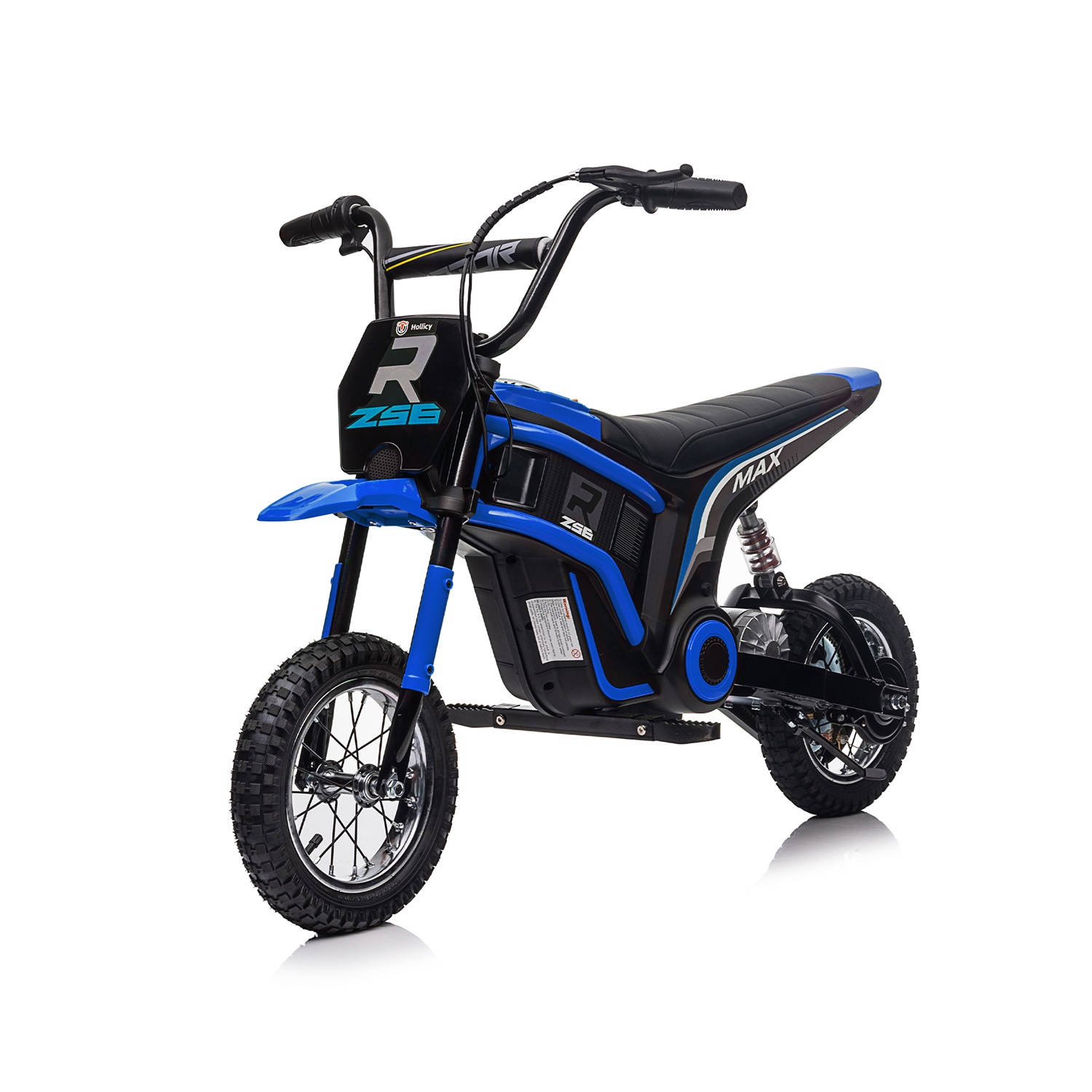 CIPACHO 24V Kids Ride On Toy Dirt Bike-XXL Large, Electric Motorcycle for 8-12, Speeds up to 14.29mph, Authentic Motocross Bike Geometry, Blue