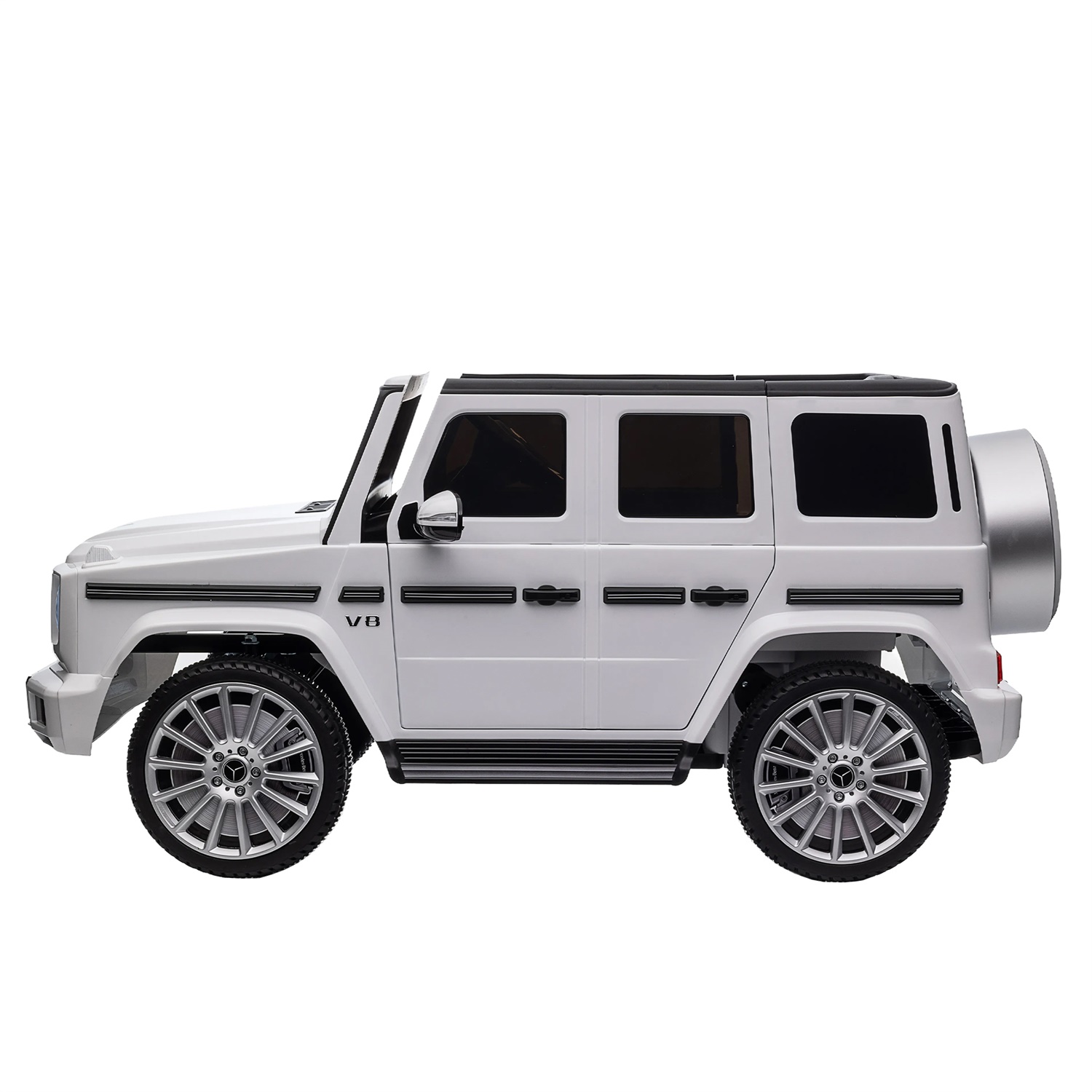 CIPACHO 24V Kids Ride On Toy Licensed Mercedes-Benz G500, Electric Car for Kids with Remote Control, Three speed Adjustable, White