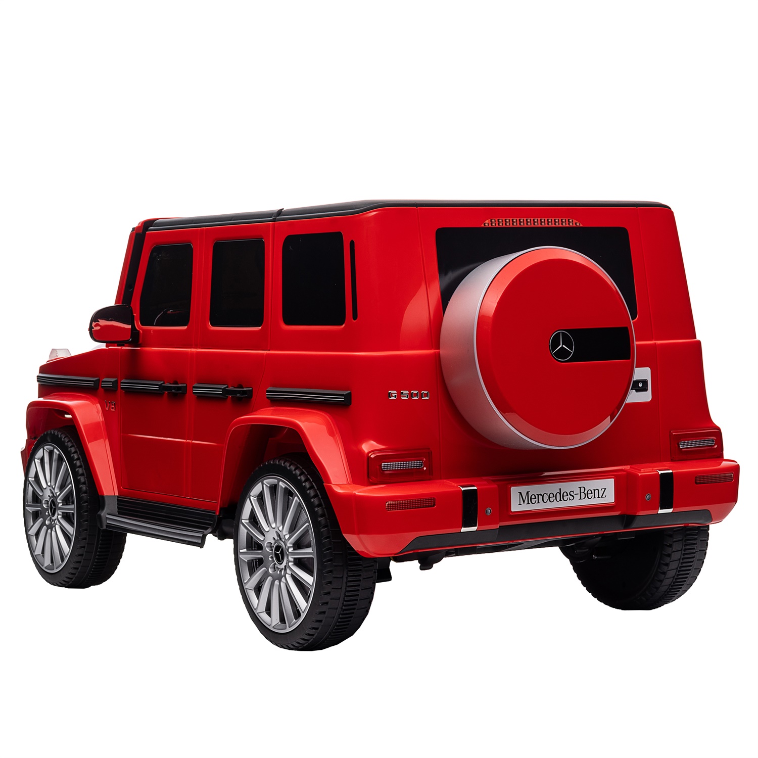 CIPACHO Kids Ride On Cars, Licensed Mercedes-Benz G500, 24V Battery Powered Toy for Kids with 2.4GHz Remote Control, Red