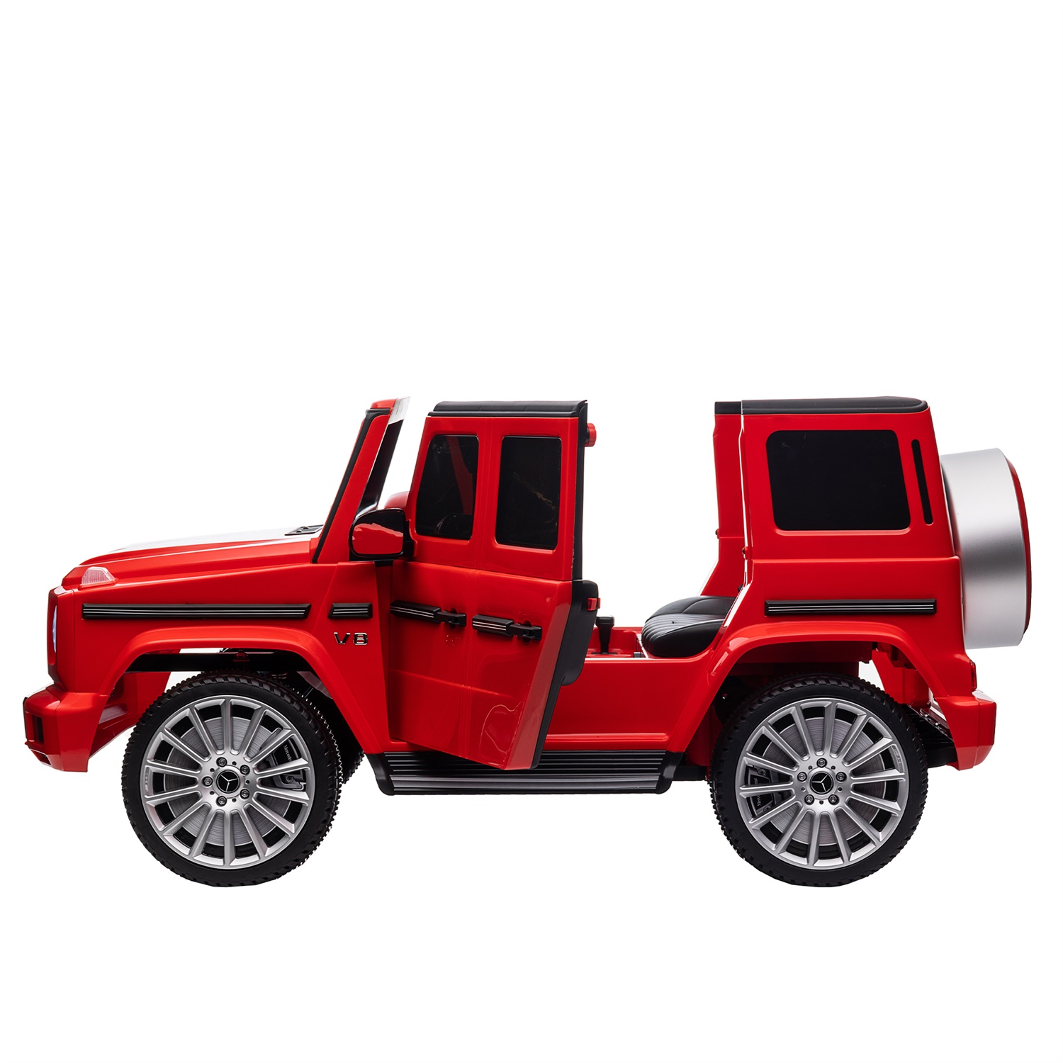 CIPACHO Kids Ride On Cars, Licensed Mercedes-Benz G500, 24V Battery Powered Toy for Kids with 2.4GHz Remote Control, Red