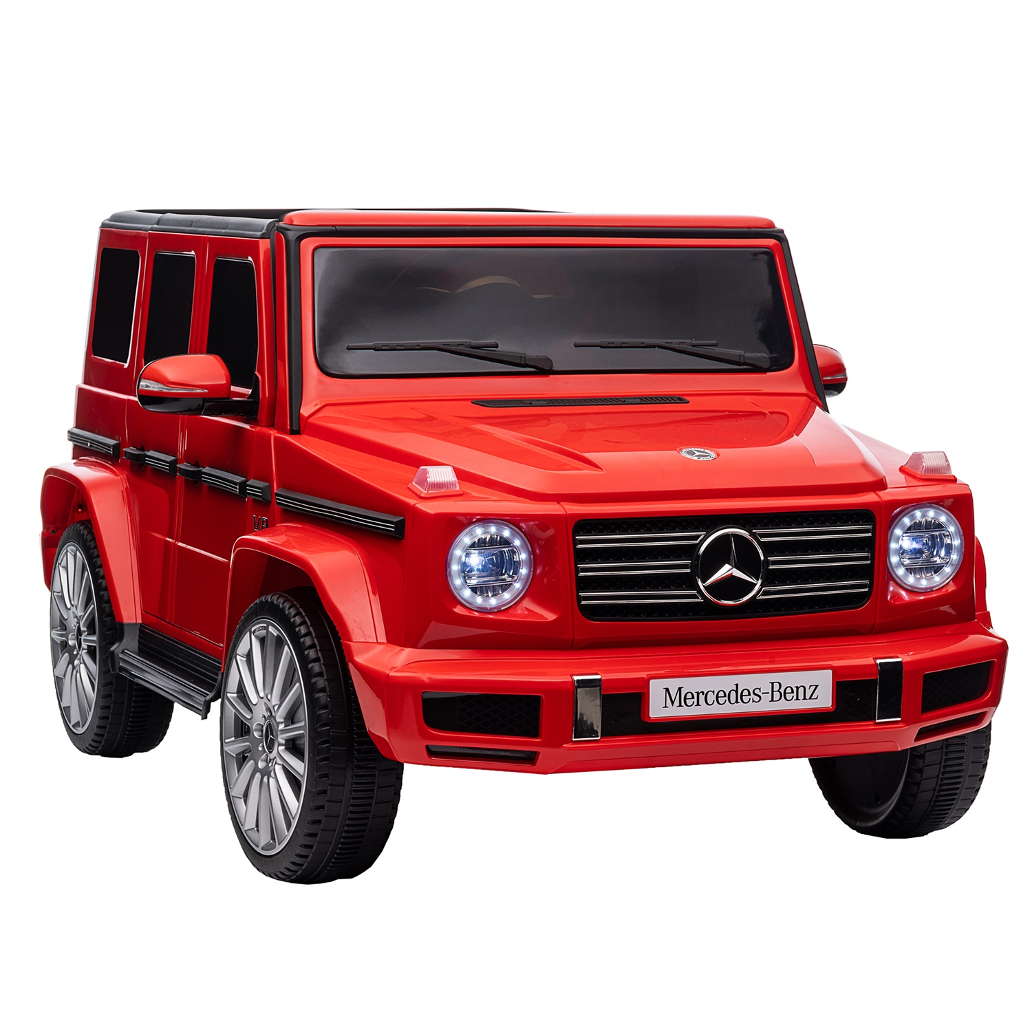 CIPACHO 24V Kids Ride On Toy Licensed Mercedes-Benz G500, Electric Car for Kids with Remote Control, Three speed Adjustable, Red