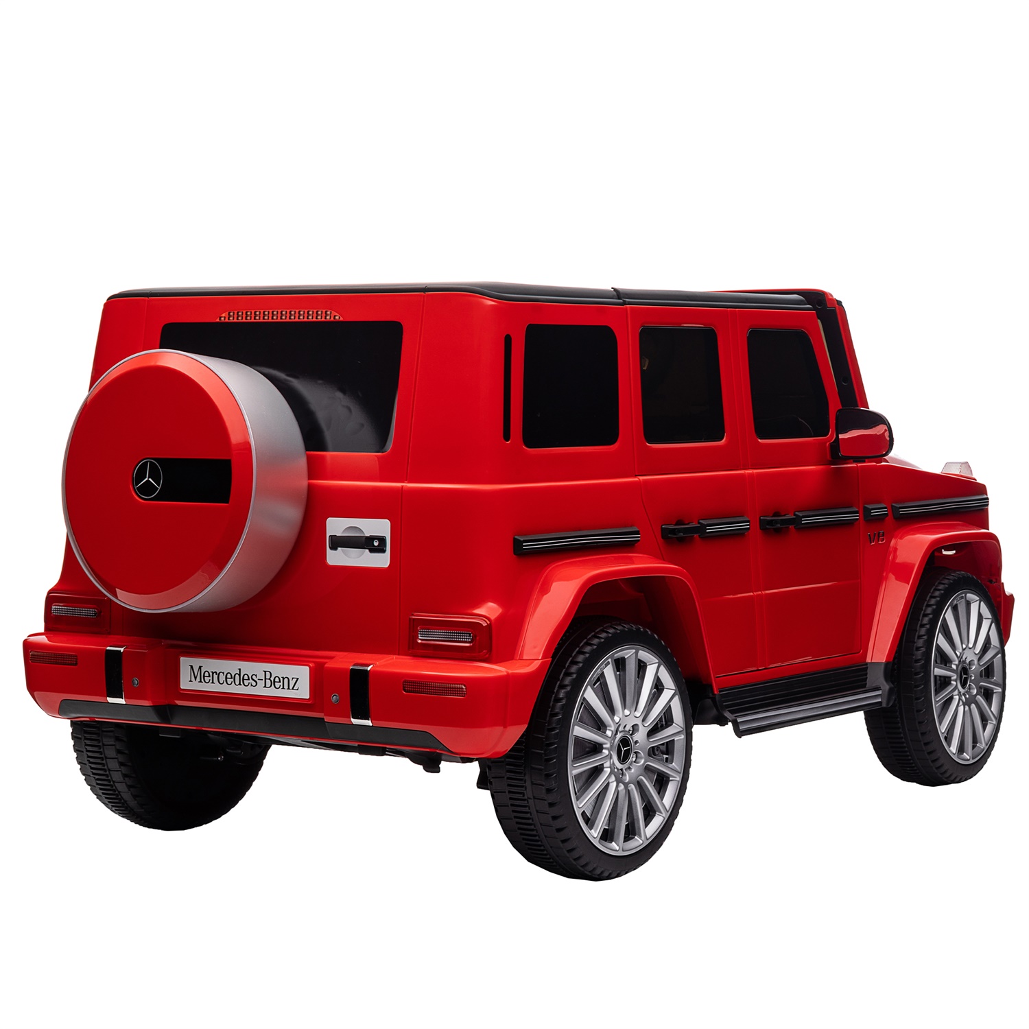 CIPACHO 24V Kids Ride On Toy Licensed Mercedes-Benz G500, Electric Car for Kids with Remote Control, Three speed Adjustable, Red