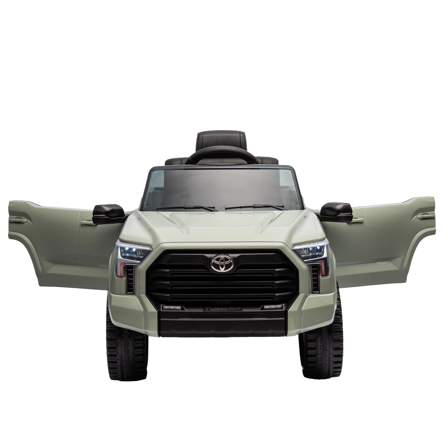 CIPACHO 12V Kids Electric Ride On Car Toy Licensed Toyota Tundra Pickup with 2.4G Remote Control, 3 Speed Adjustable, Green