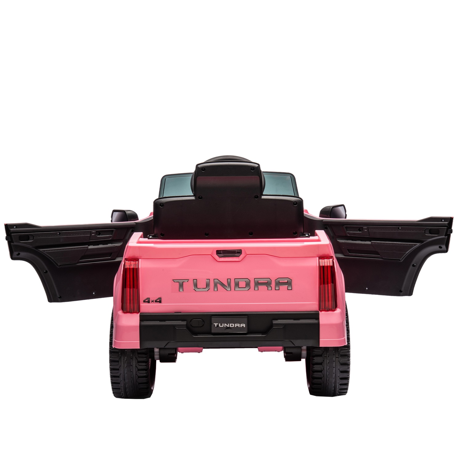 CIPACHO 12V Battery Powered Licensed Toyota Tundra Kids Ride On Truck Car Jeep with Remote Control, MP3, Pink