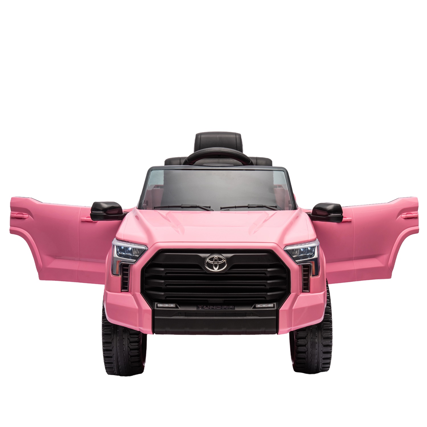 CIPACHO 12V Battery Powered Licensed Toyota Tundra Kids Ride On Truck Car Jeep with Remote Control, MP3, Pink