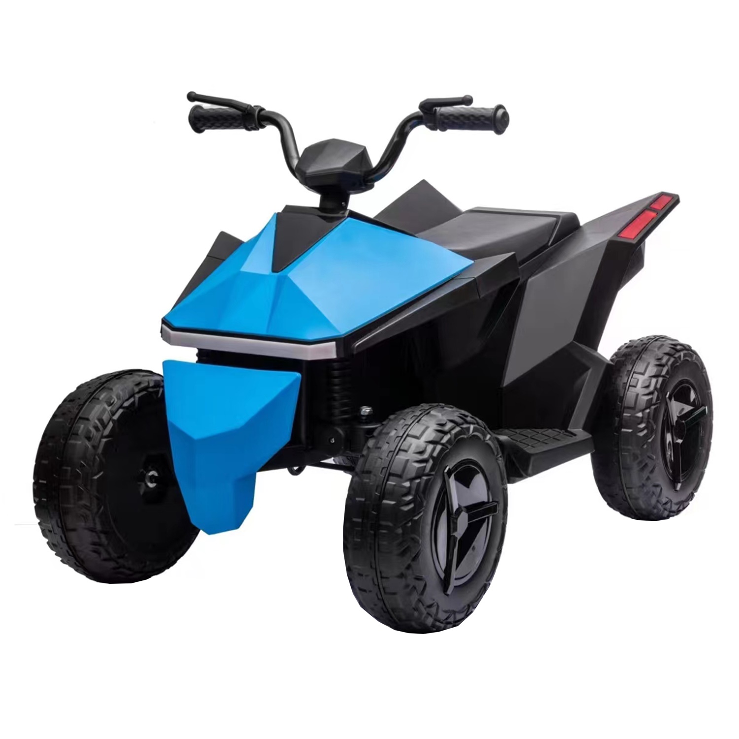 CIPACHO 12V Kids Ride On ATV Style, Electric Car for 3-8 Years Boys Girls, Multi-Functional Touch Screen Integrated, Dazzling Lights, Music, MP3/USB Interface, Blue