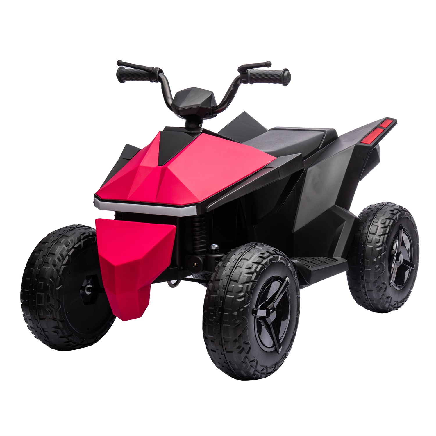 CIPACHO 12V Kids Ride On ATV Style, Electric Car for 3-8 Years Boys Girls, Multi-Functional Touch Screen Integrated, Dazzling Lights, Music, MP3/USB Interface, Red