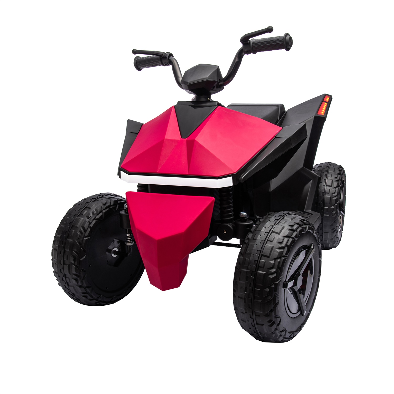 CIPACHO 12V Kids Ride On ATV Style, Electric Car for 3-8 Years Boys Girls, Multi-Functional Touch Screen Integrated, Dazzling Lights, Music, MP3/USB Interface, Red