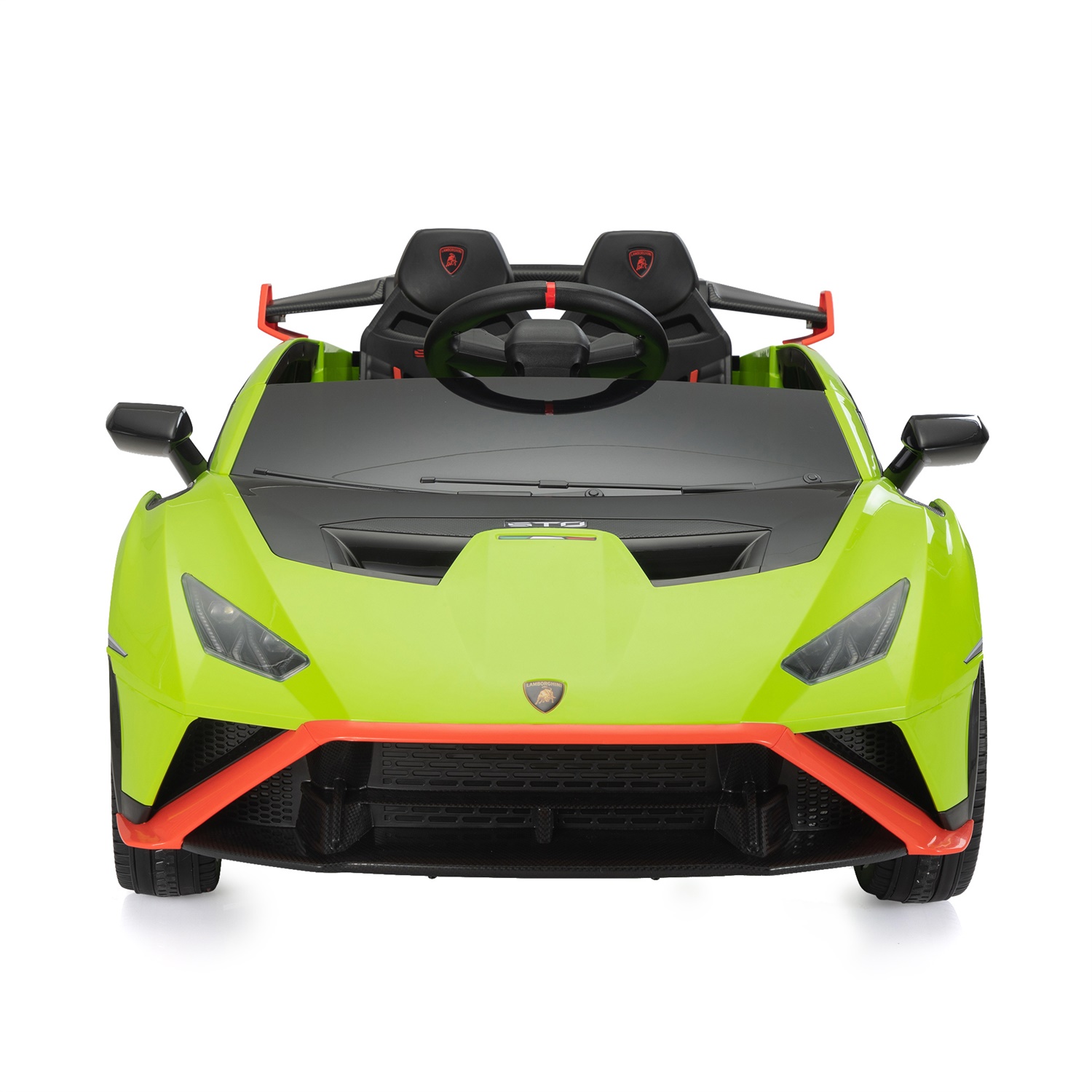 CIPACHO 12V Ride On Car for Kids Licensed Lamborghini Electric Vehicles with Control, 2 Speeds, Sound System, LED Headlights and Hydraulic Doors, Green