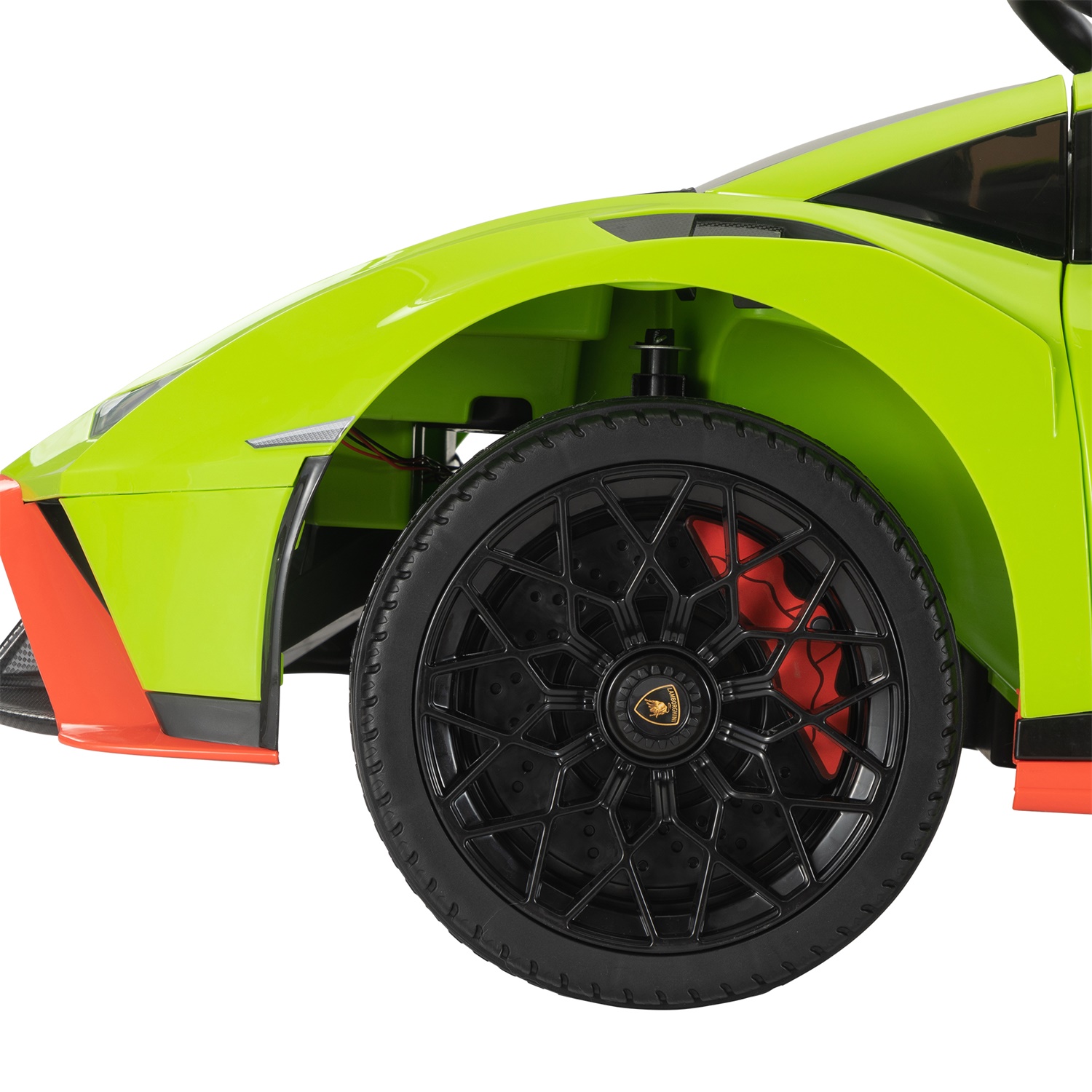 CIPACHO 12V Ride On Car for Kids Licensed Lamborghini Electric Vehicles with Control, 2 Speeds, Sound System, LED Headlights and Hydraulic Doors, Green