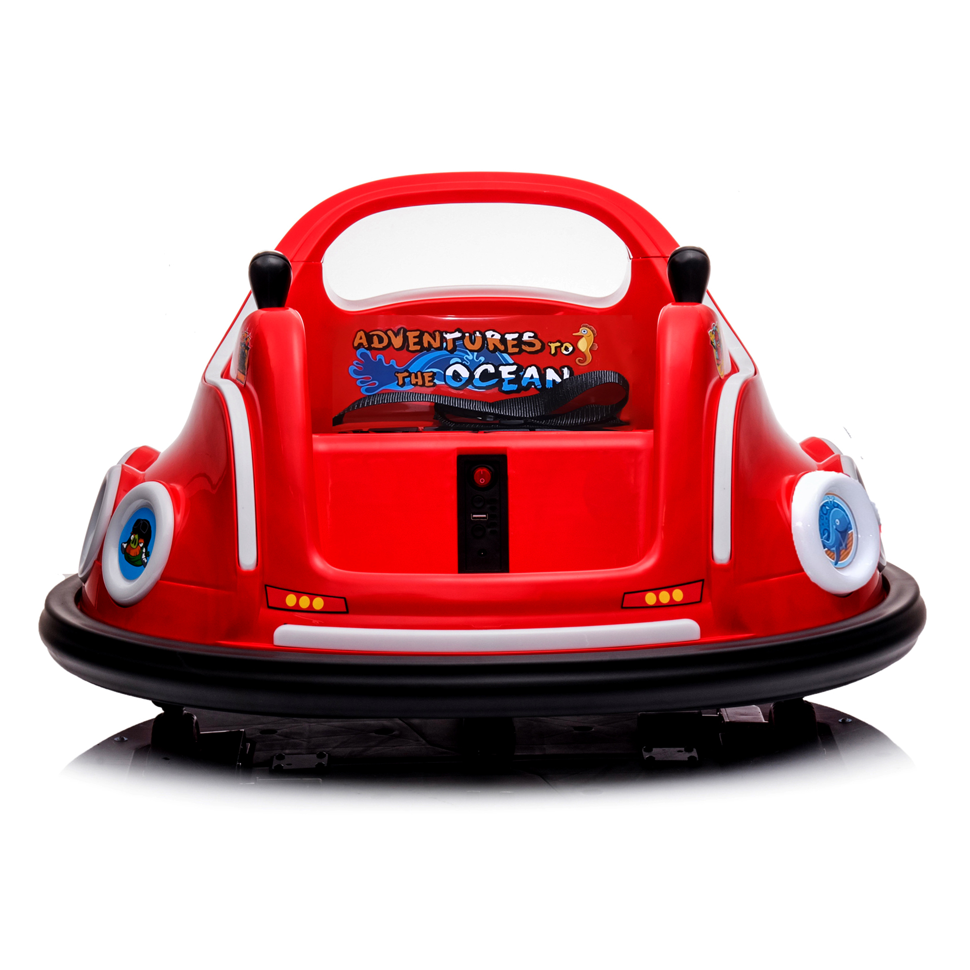 CIPACHO 6V Electric Ride On Car for Kids, Indoor 360 Spin Toddler Bumper Car Remote with Control for 3-6 Girls Boys, Red