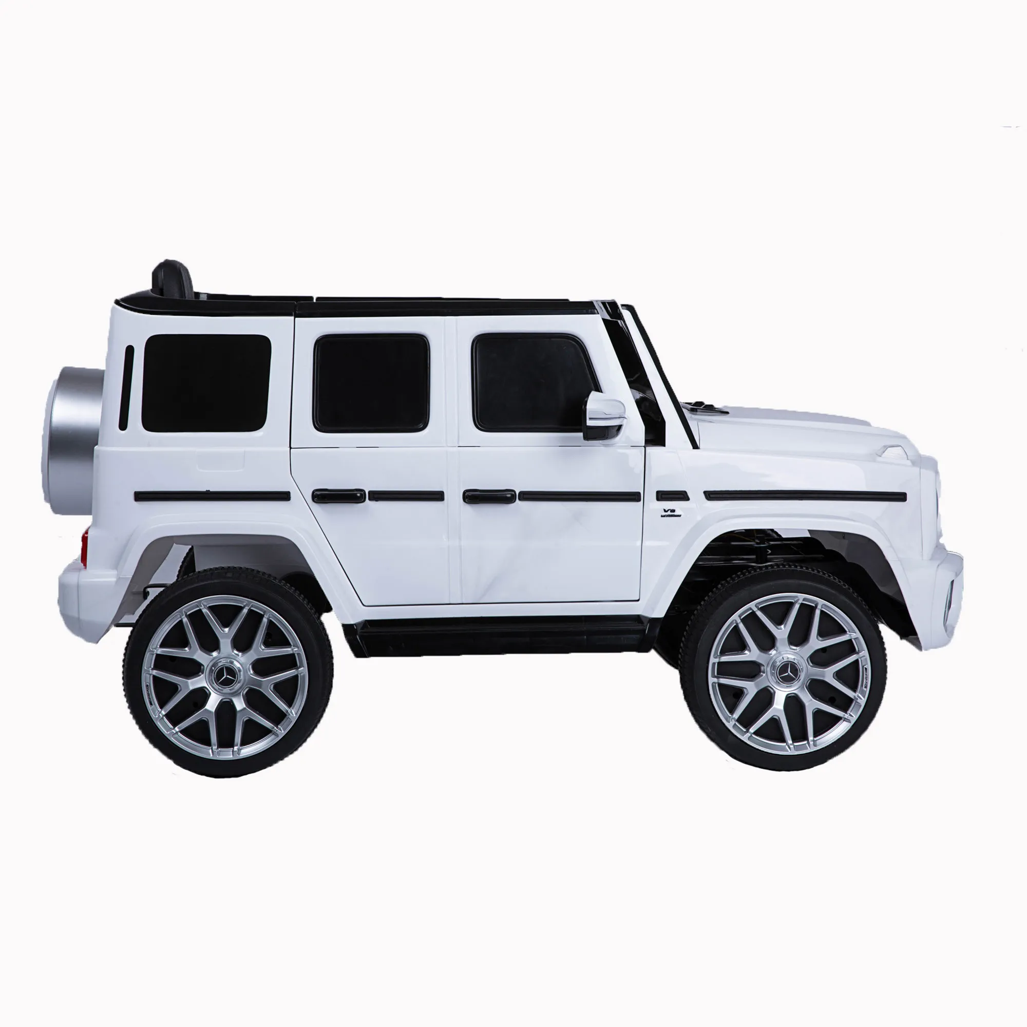 CIPACHO 12V Licensed Mercedes-Benz G63 Kids Ride On Car, Kids Electric Car with Remote Control, Motorized Vehicles for Girls Boys, White