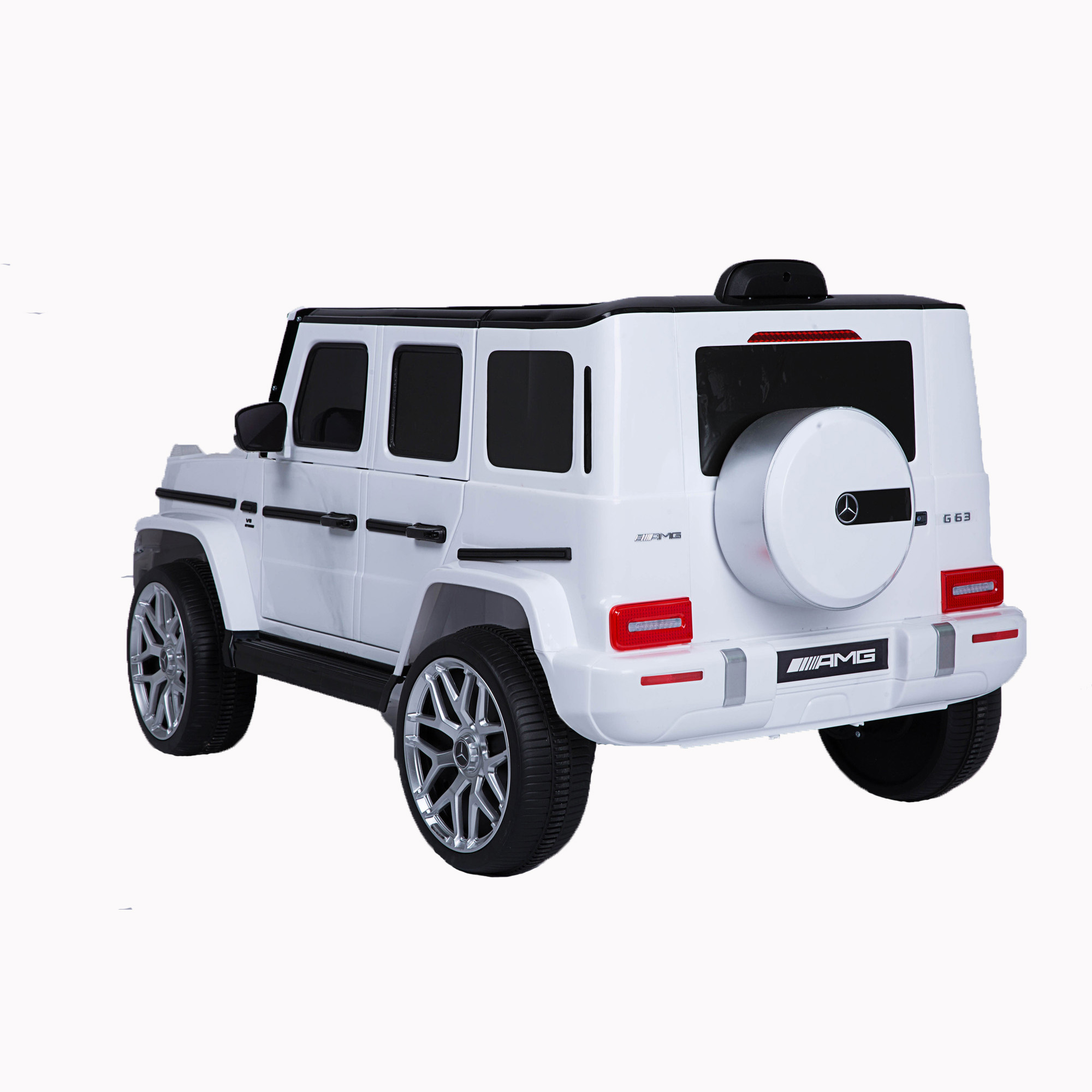 CIPACHO 12V Powered Ride Ons Car for Kids, Licensed Mercedes-Benz G63 Kids Electric Car with Remote Control for Girls Boys, White