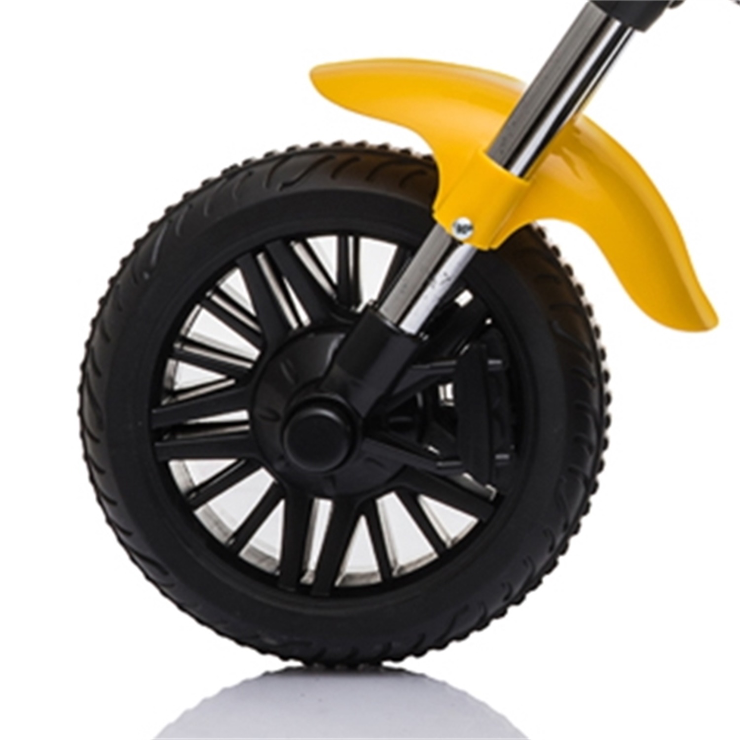 CIPACHO 6V Kids Motorcycle, Battery Powered Ride On Toy with Training Wheels for Boys & Girls, Yellow