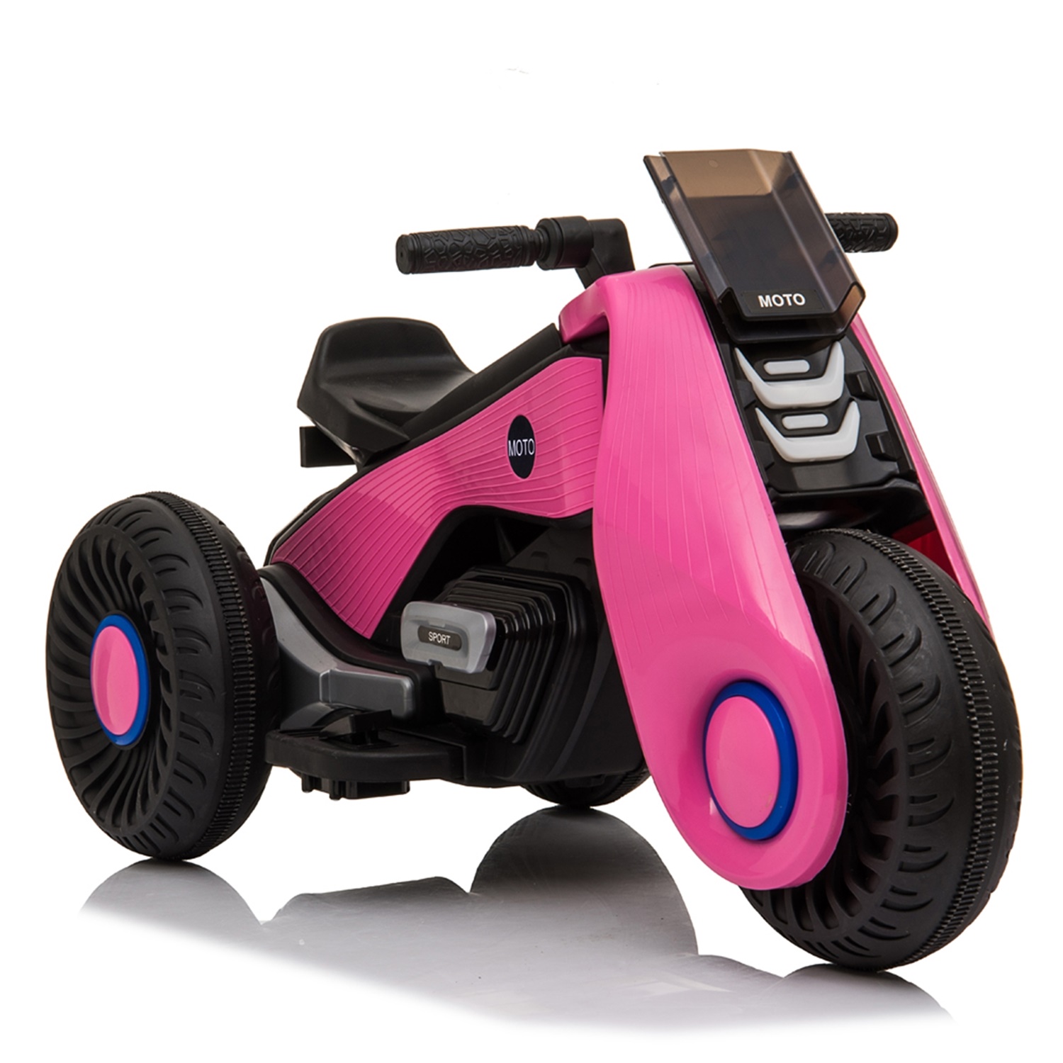 CIPACHO Kids Ride on Motorcycle, 6V Battery Powered 3 Wheels Motorcycle Toy for Children Boys & Girls, Pink