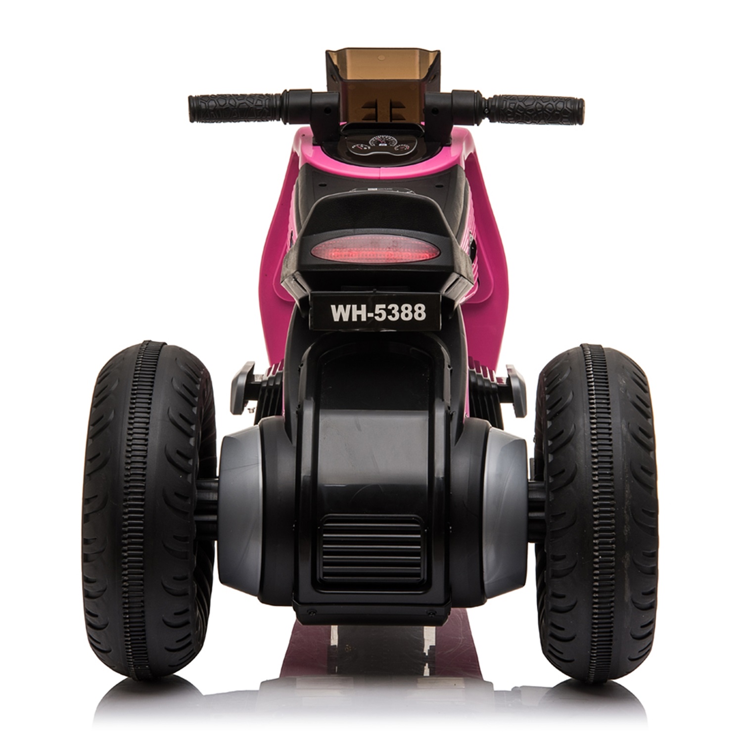 CIPACHO Electric Motorcycle Ride On Toy, 6V Kids Electric Motorcycle 3 Wheels Double Drive, Pink