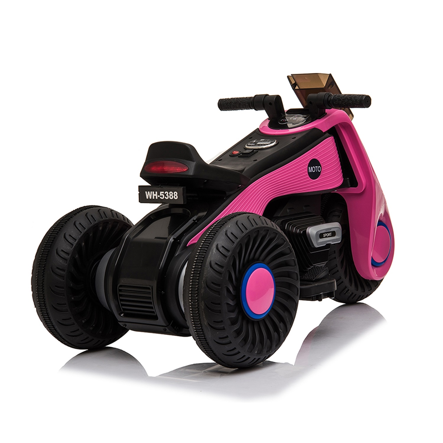 CIPACHO Kids Ride on Motorcycle, 6V Battery Powered 3 Wheels Motorcycle Toy for Children Boys & Girls, Pink