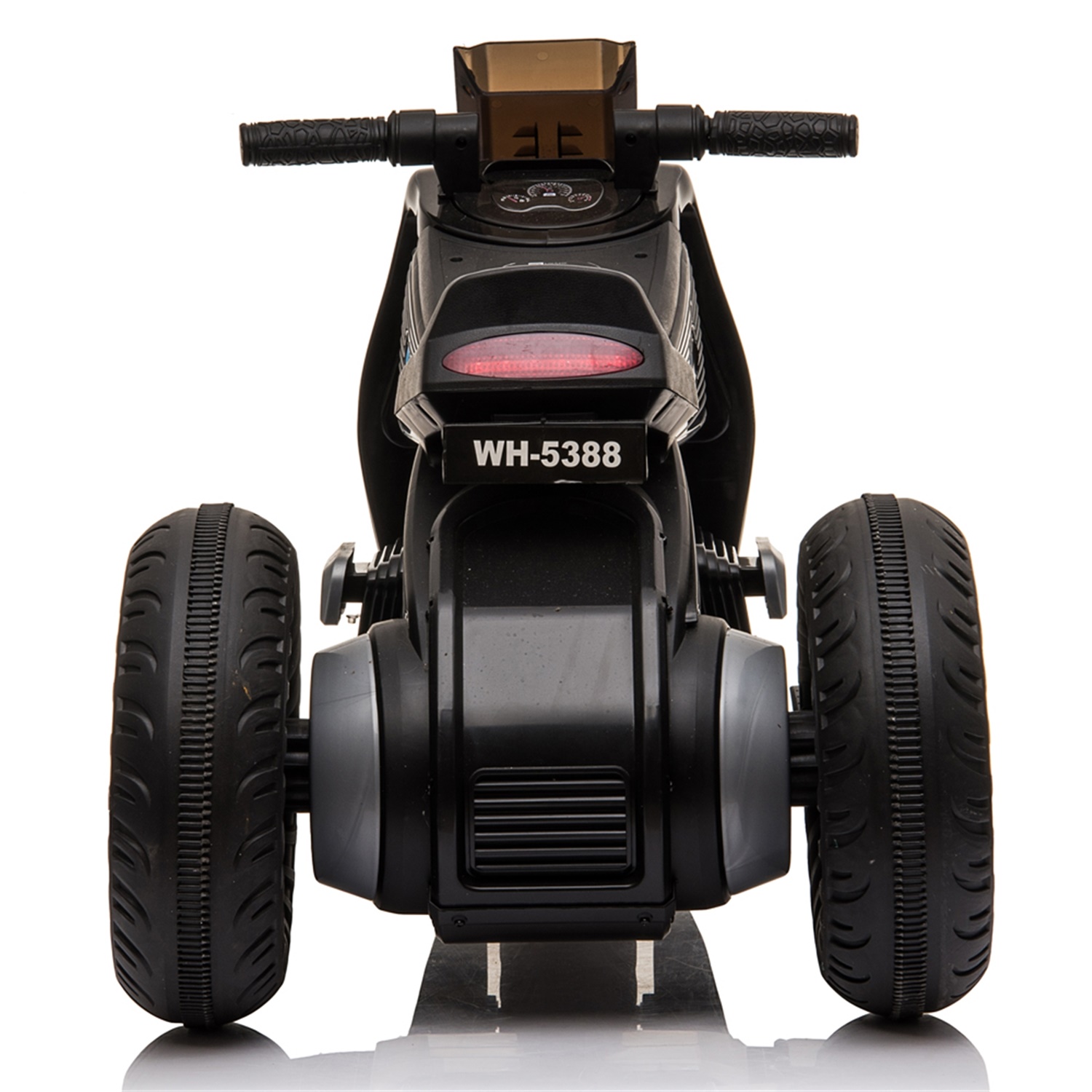 CIPACHO Electric Motorcycle Ride On Toy, 6V Kids Electric Motorcycle 3 Wheels Double Drive, Black