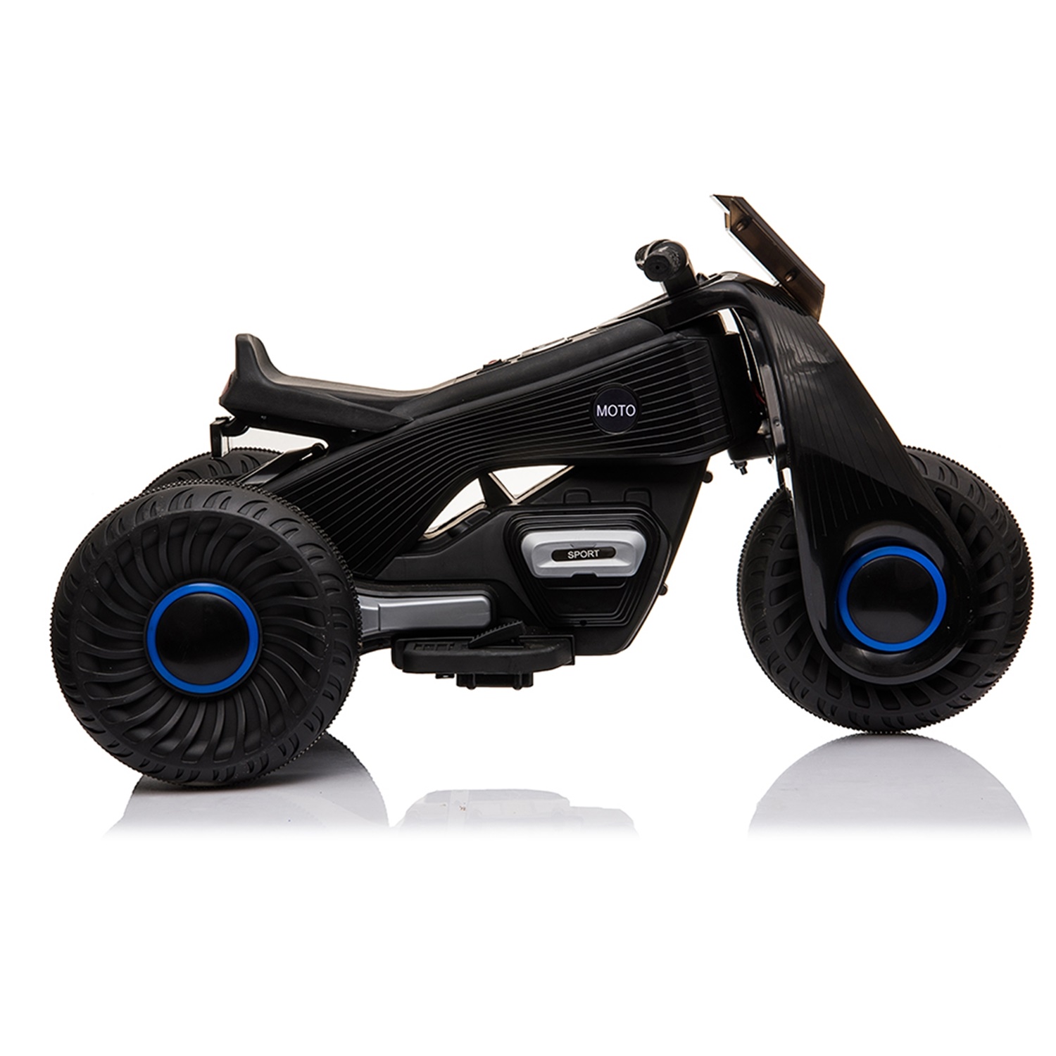 CIPACHO Kids Ride on Motorcycle, 6V Battery Powered 3 Wheels Motorcycle Toy for Children Boys & Girls, Black