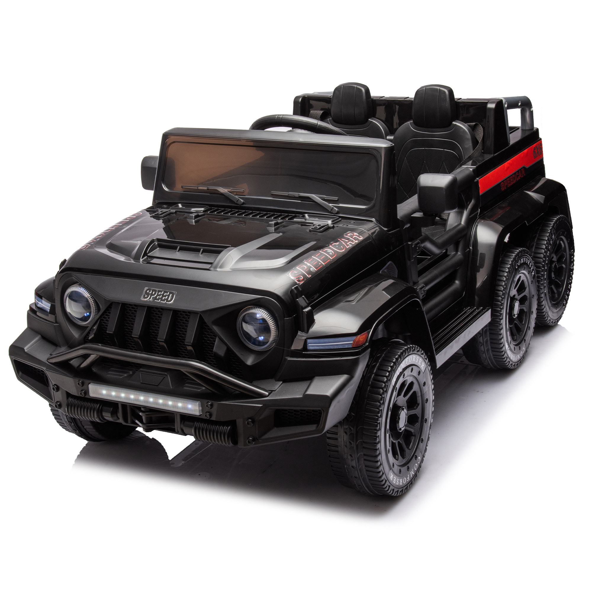 Kepooman 24V Ride On Car for Kids Battery Powered Ride On 4WD Toys with Remote Control, Parents Can Assist in Driving,Music and Lights, Black Kids Electric Ride On Kepooman 24V Ride On Car for Kids Battery Powered Ride On 4WD Toys with Remote Control, Parents Can Assist in Driving,Music and Lights, Black Kids Electric Ride On