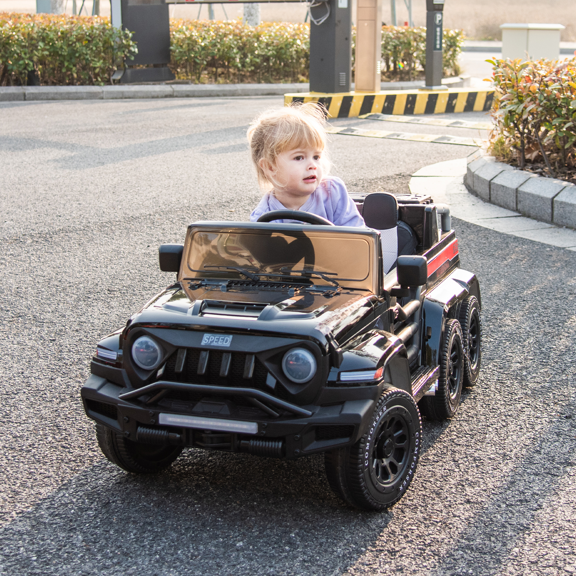 Kepooman 24V Ride On Car for Kids Battery Powered Ride On 4WD Toys with Remote Control, Parents Can Assist in Driving,Music and Lights, Black Kids Electric Ride On Kepooman 24V Ride On Car for Kids Battery Powered Ride On 4WD Toys with Remote Control, Parents Can Assist in Driving,Music and Lights, Black Kids Electric Ride On
