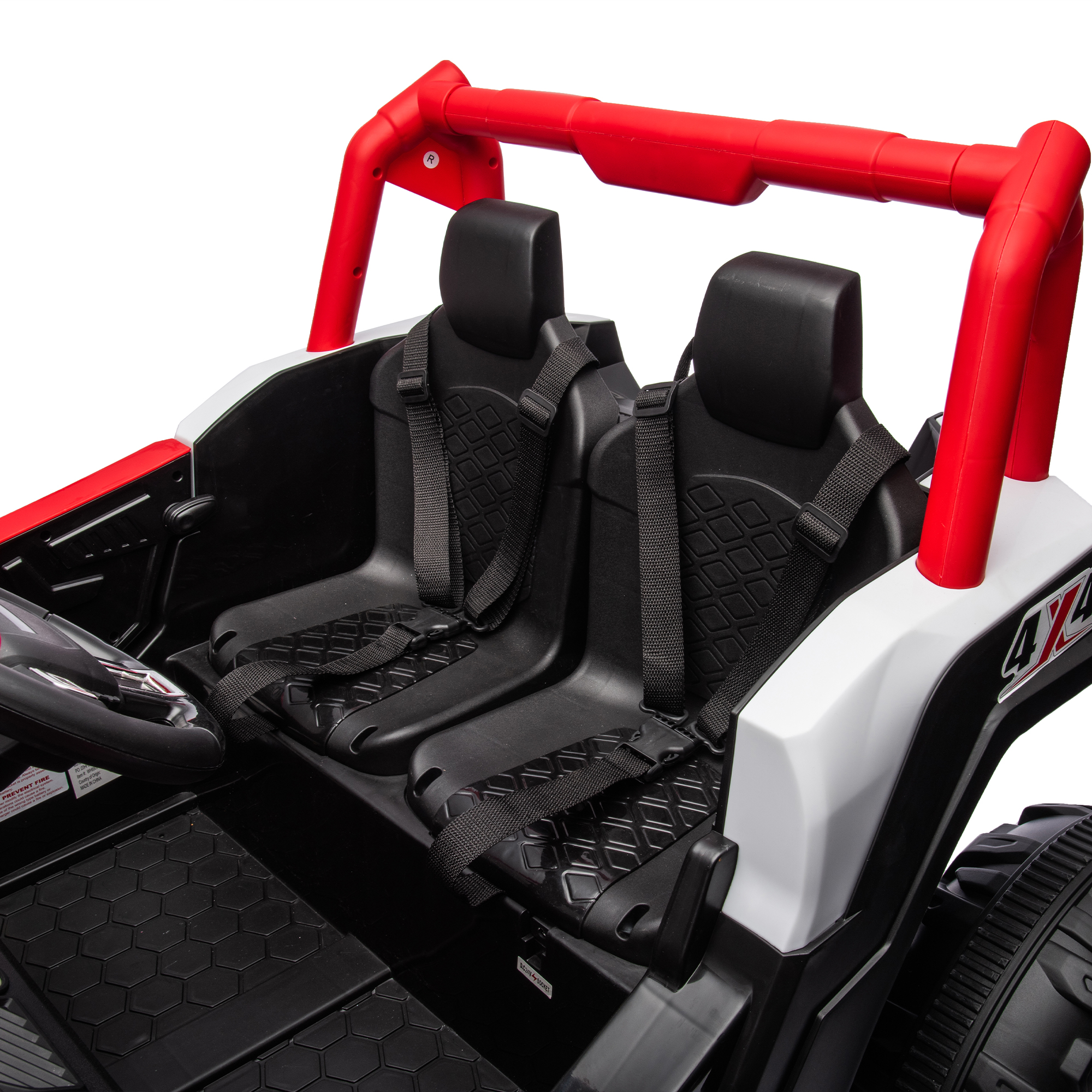 Kepooman 24V Kids Electric Ride On, Electric Kids Toy with two safety belts and 2seater, Red Electric Vehicle with Parent Remote Control Kepooman 24V Kids Electric Ride On, Electric Kids Toy with two safety belts and 2seater, Red Electric Vehicle with Parent Remote Control