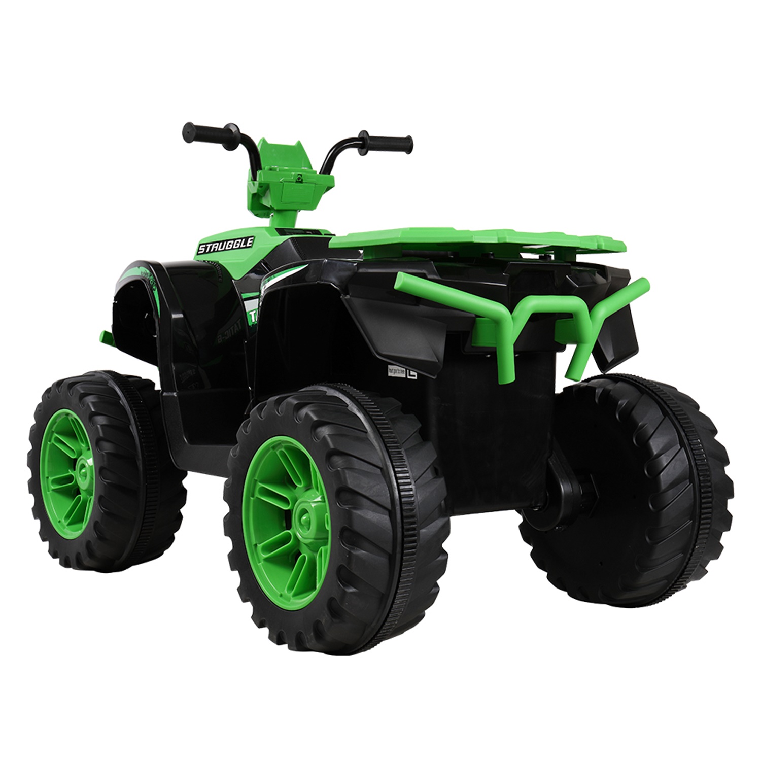 CIPACHO Kids Ride-on ATV 12V Battery Powered Four Wheeler Car with Music for 3 to 7 Years Old, Green