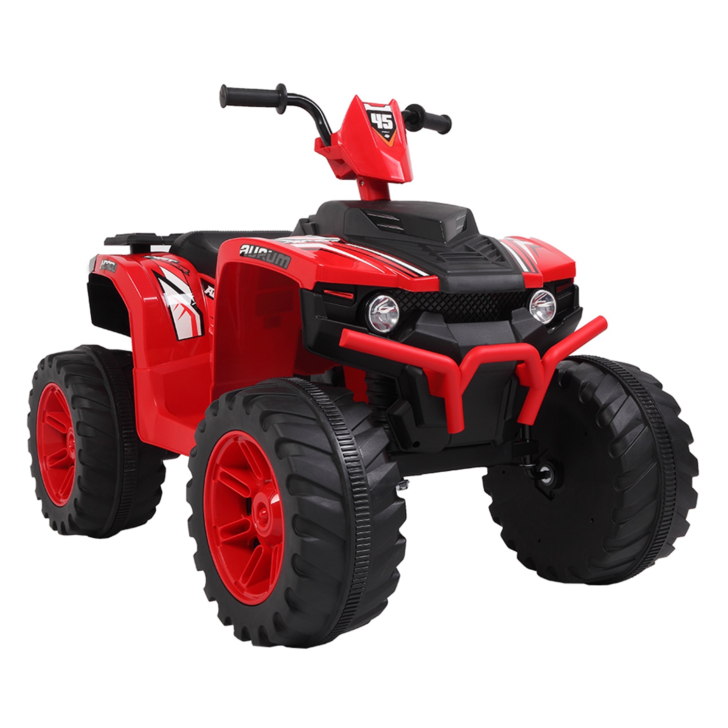 CIPACHO 12V ATV Dual Drive Battery Kids Ride On Cars without Remote Control with Slow Start, Red