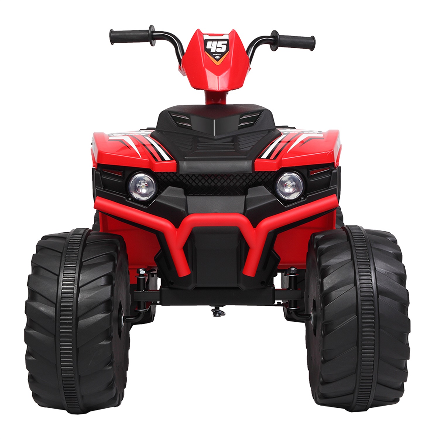 CIPACHO 12V ATV Dual Drive Battery Kids Ride On Cars without Remote Control with Slow Start, Red