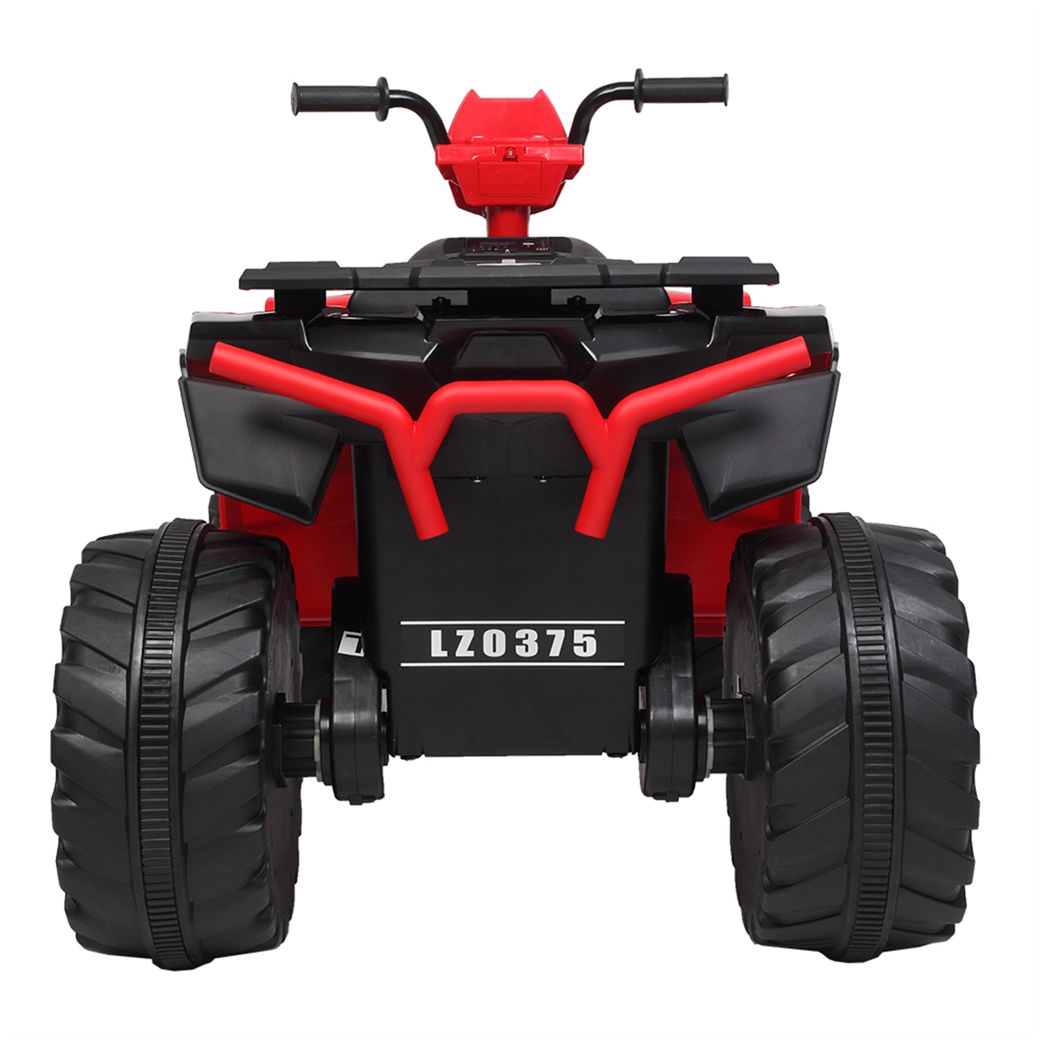 CIPACHO 12V ATV Dual Drive Battery Kids Ride On Cars without Remote Control with Slow Start, Red