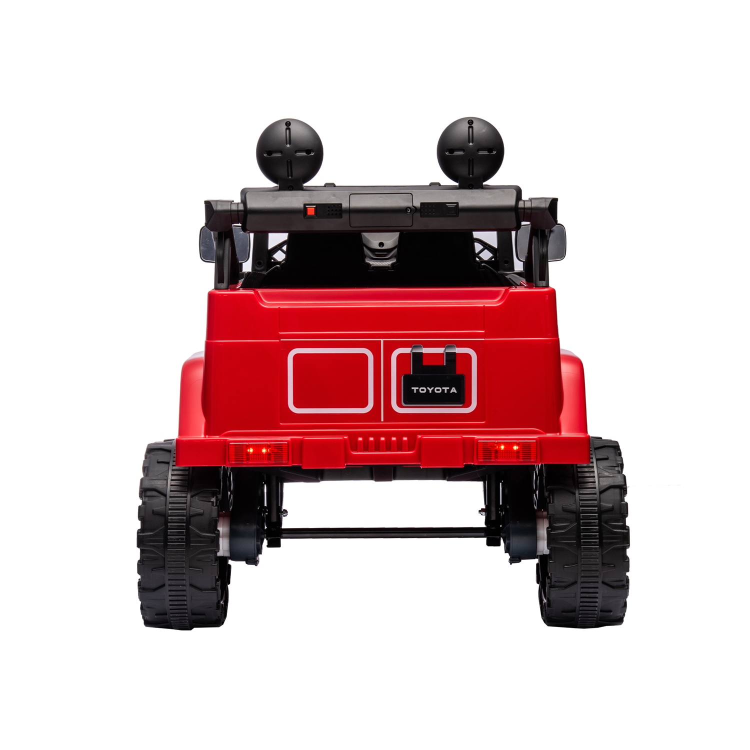 CIPACHO Licensed TOYOTA FJ Cruiser 12V Powered Ride On Car with Remote Control, Electric Car for Kids, Red