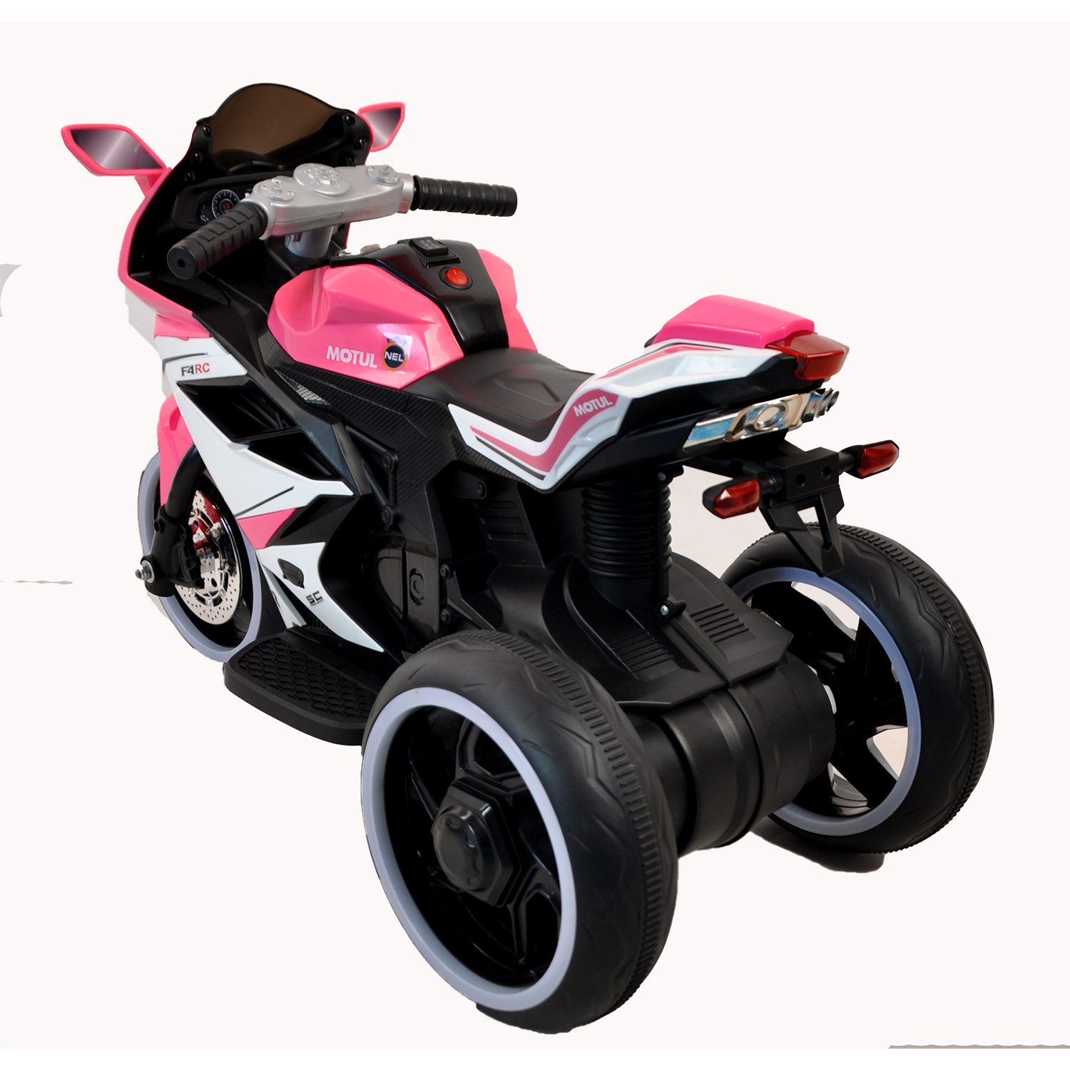 CIPACHO 6V Kids Electric Motorcycle Electric Ride On Car Toy for 3-4 Years Girl, Boys, Pink